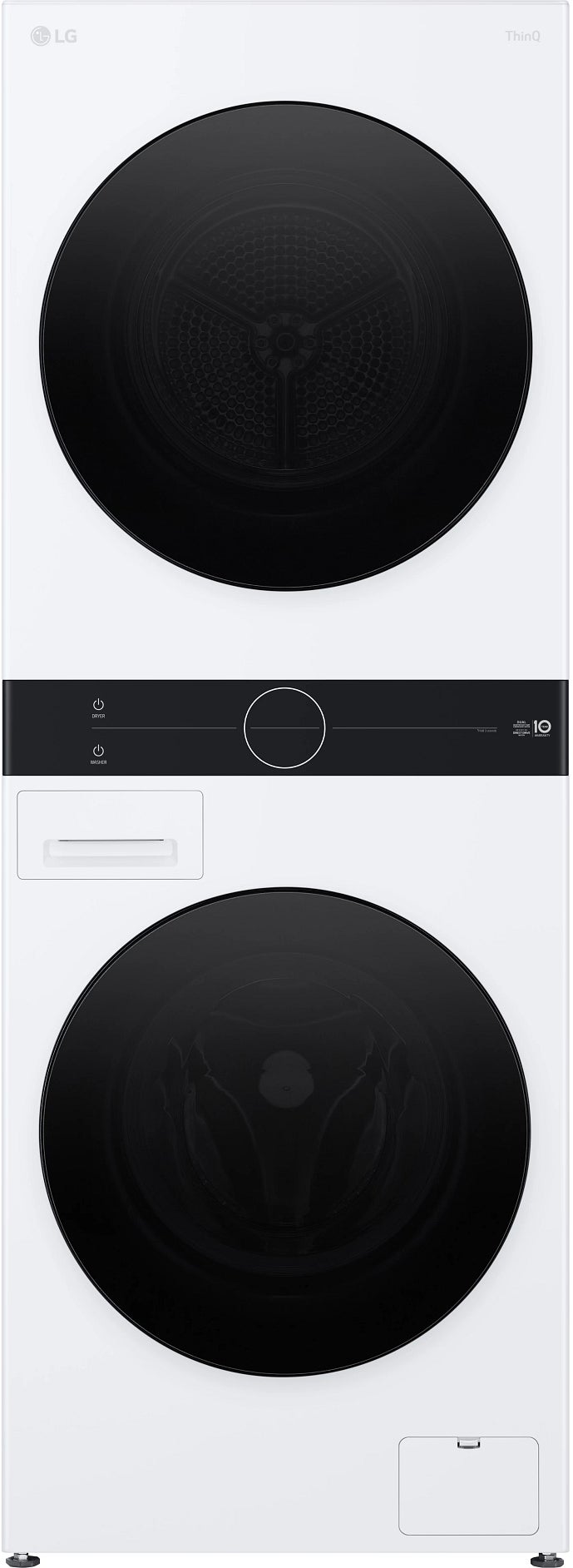 LG WKHC152HWA 24 Inch Smart Electric Laundry Center White