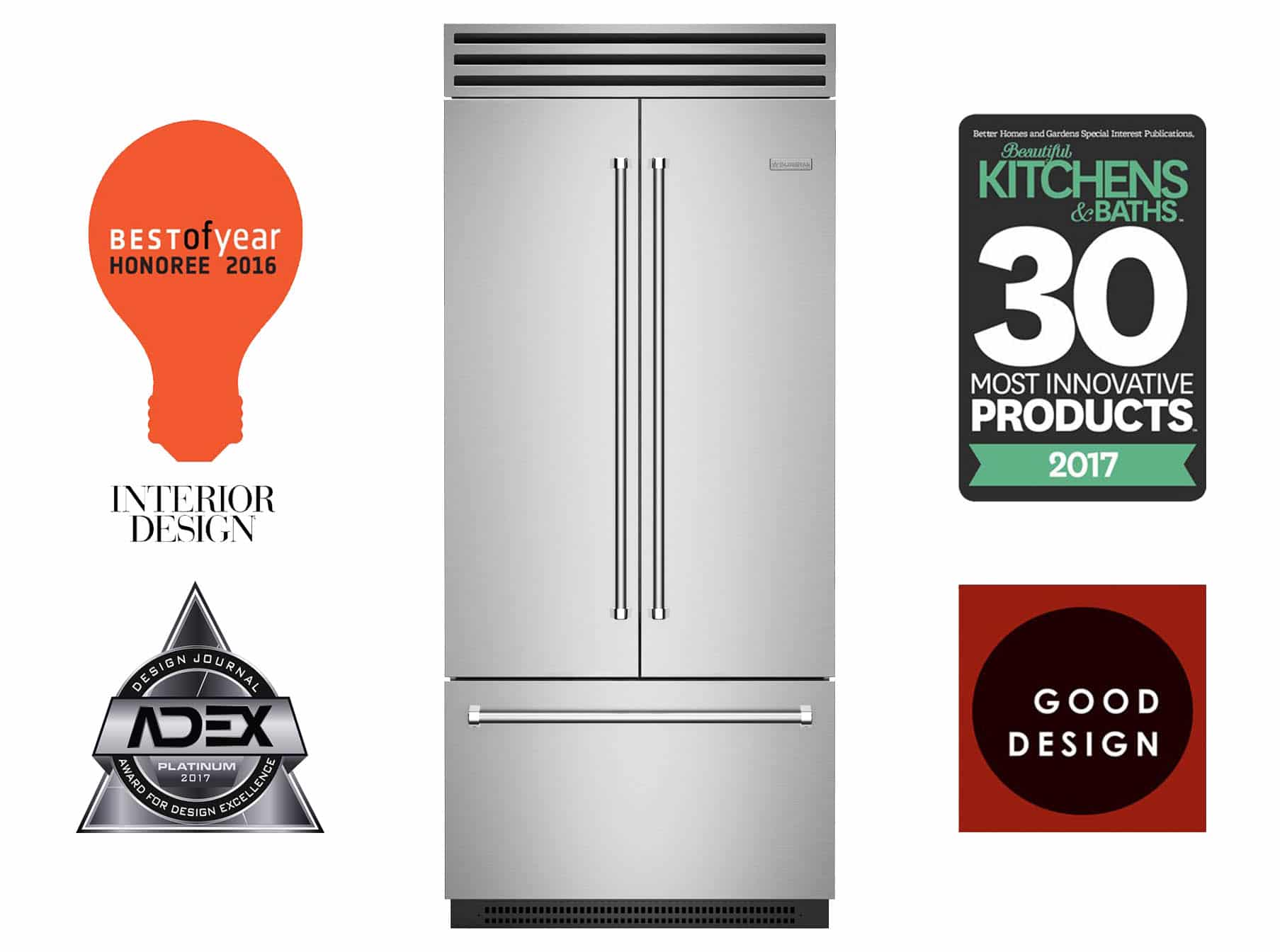 Bluestar BBBF361PLT Stainless Steel Finish with Plated Trim