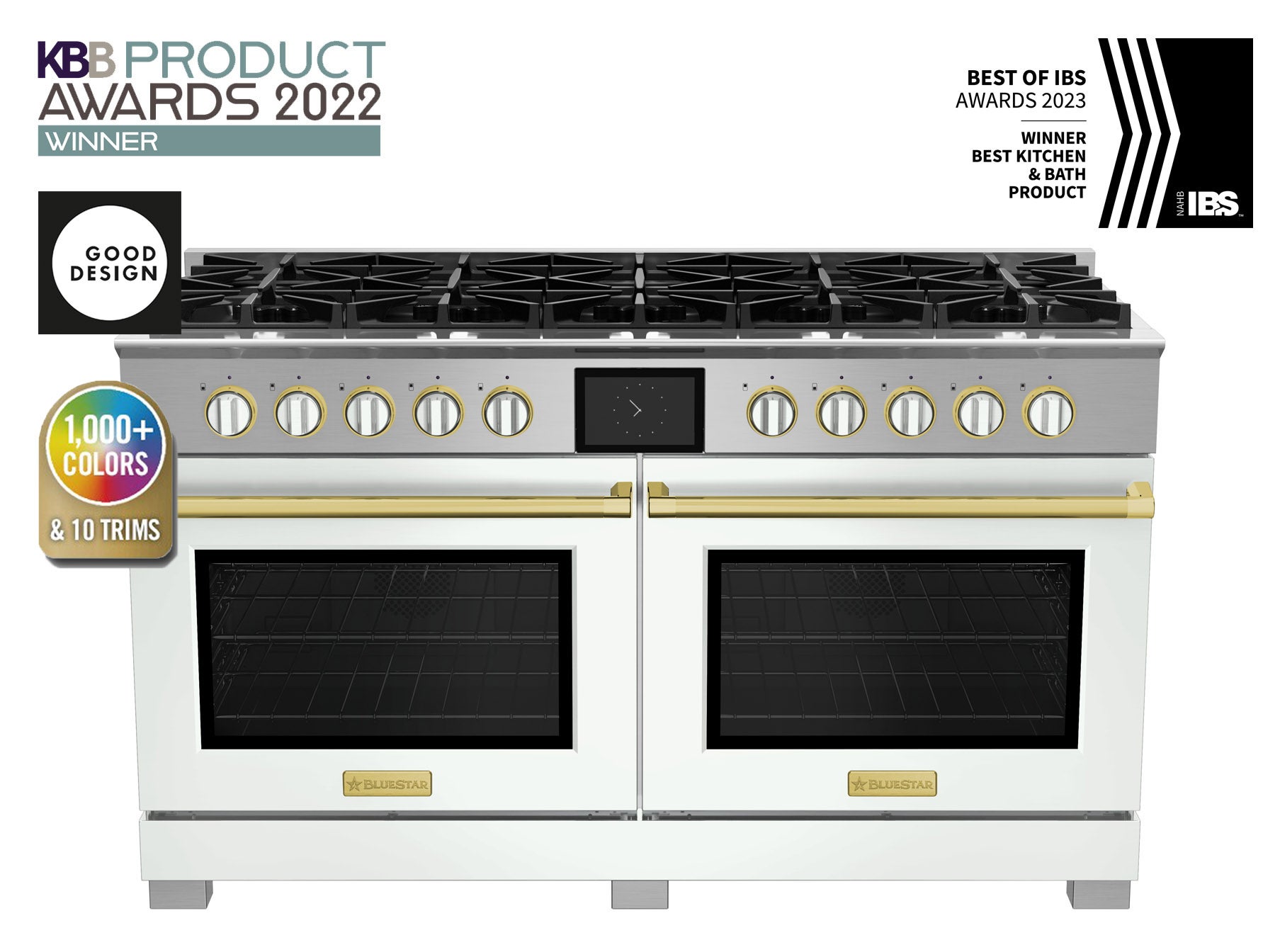 Bluestar BSDF6010BCC 60 Inch Freestanding Dual Fuel Range Custom