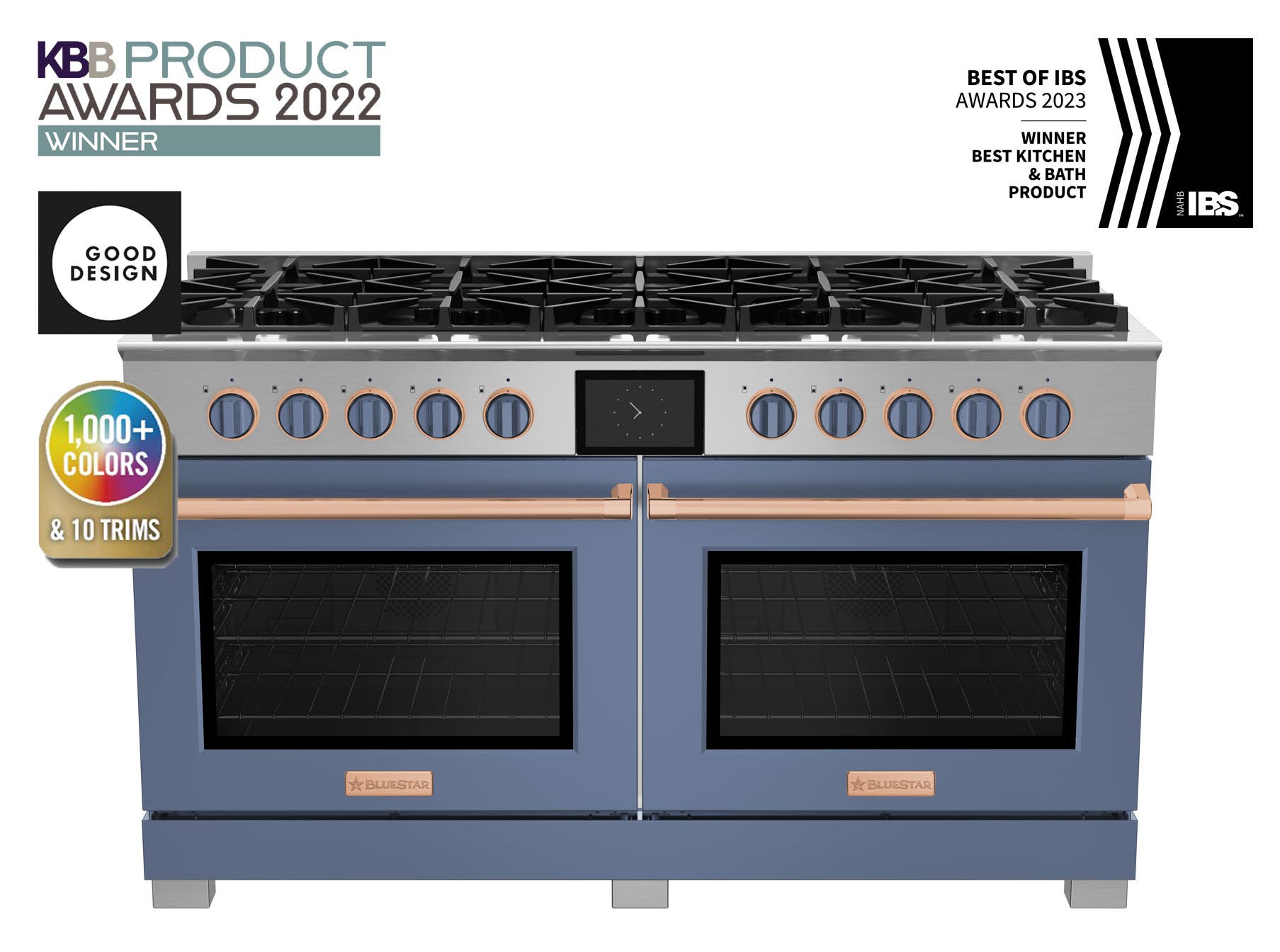 60" Freestanding Dual Fuel Range with 10 Sealed Burners