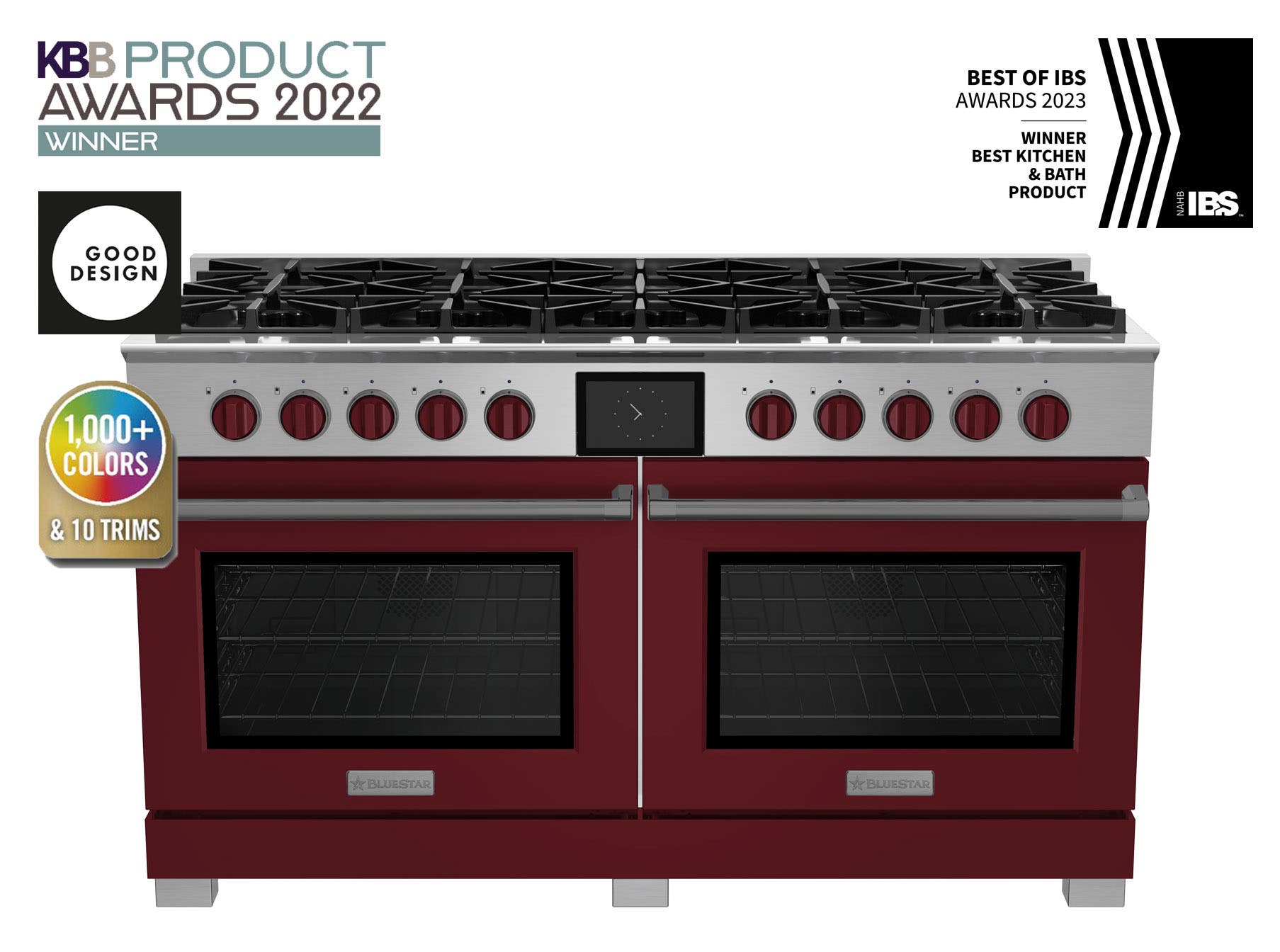 60" Freestanding Dual Fuel Range with 10 Sealed Burners