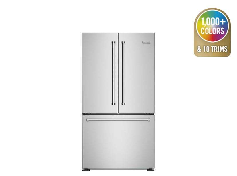 Bluestar FBFD361PB 36 Inch Freestanding Refrigerator with Bottom Free...