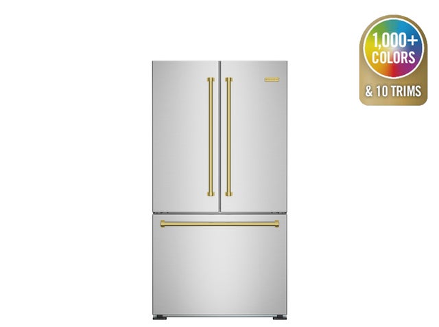 Bluestar FBFD361PB 36 Inch Freestanding Refrigerator with Bottom Free...