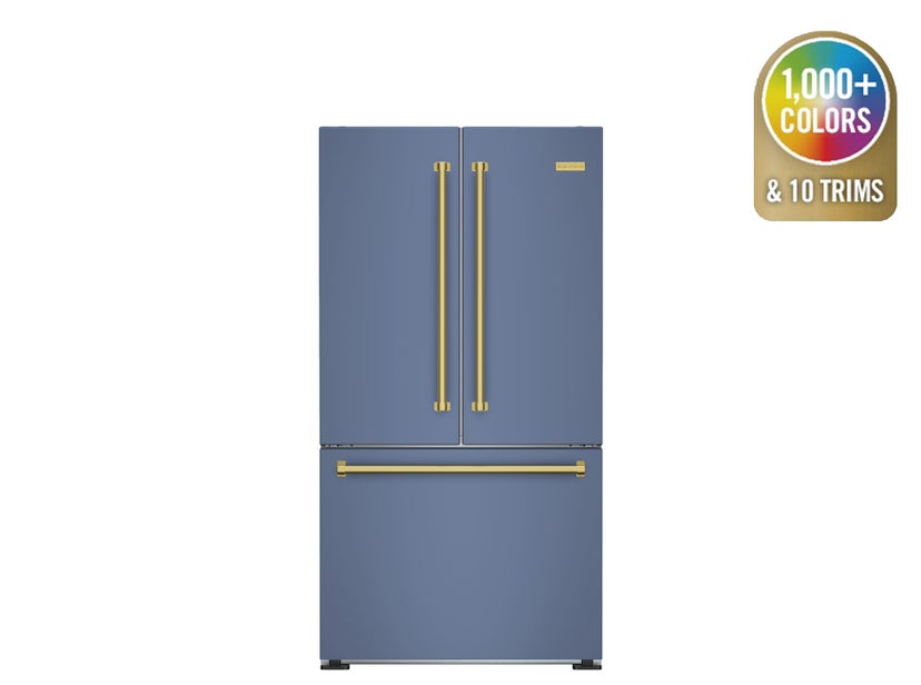 Bluestar FBFD361PB 36 Inch Freestanding Refrigerator with Bottom Free...