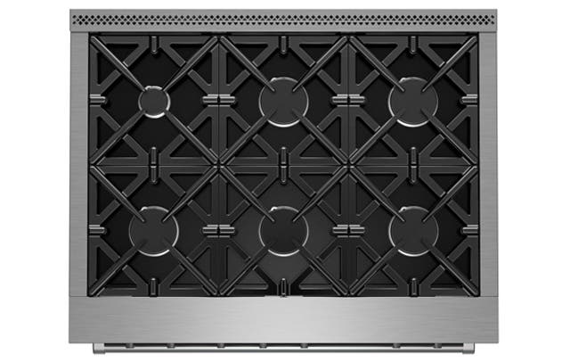Bluestar RCS36SBV2LPLT Stainless Steel, Plated Trim, Liquid Propane