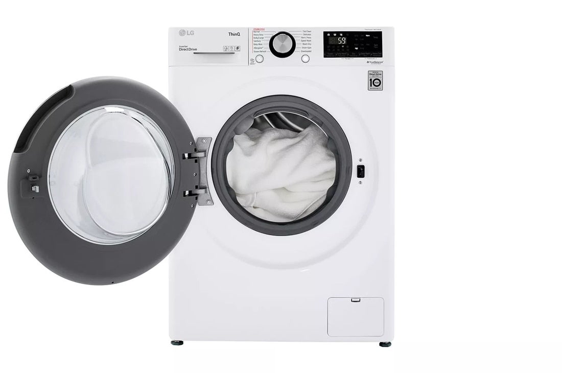 LG WM3555HWA 24 Inch Smart Front Load Washer/Dryer Combo White