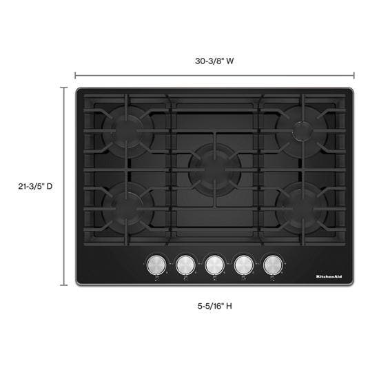 KitchenAid KCGG530PBL Black