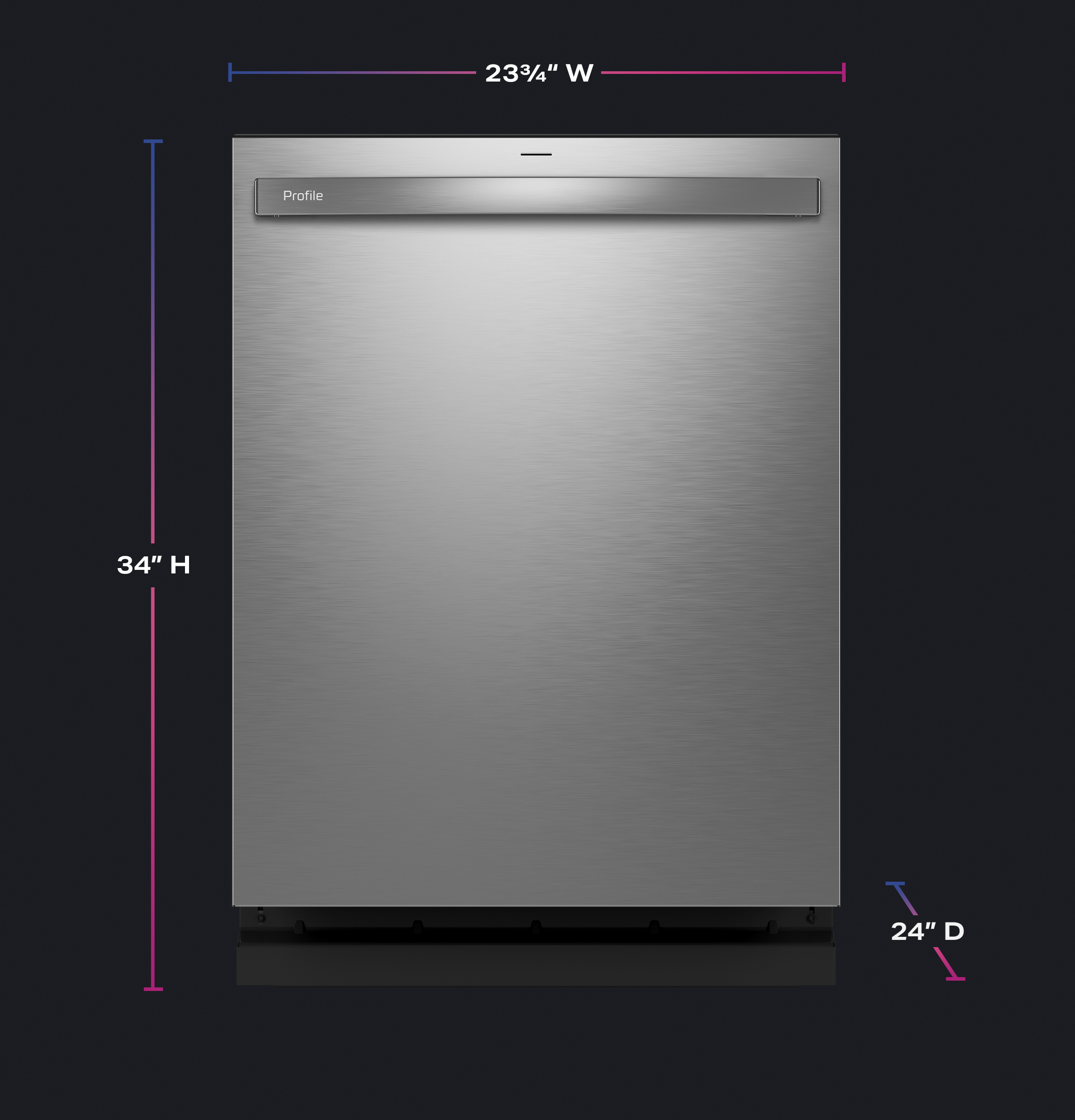 GE PDT715SYVFS Fingerprint Resistant Stainless