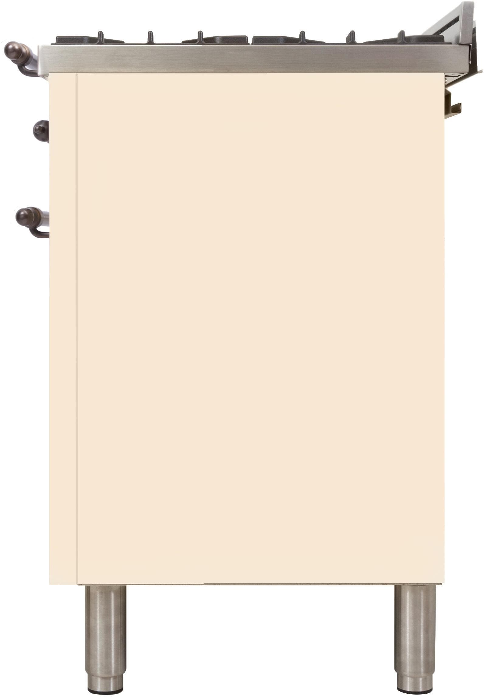 Ilve UPN120FDMPAYLP Liquid Propane In Antique White W/ Bronze Trim