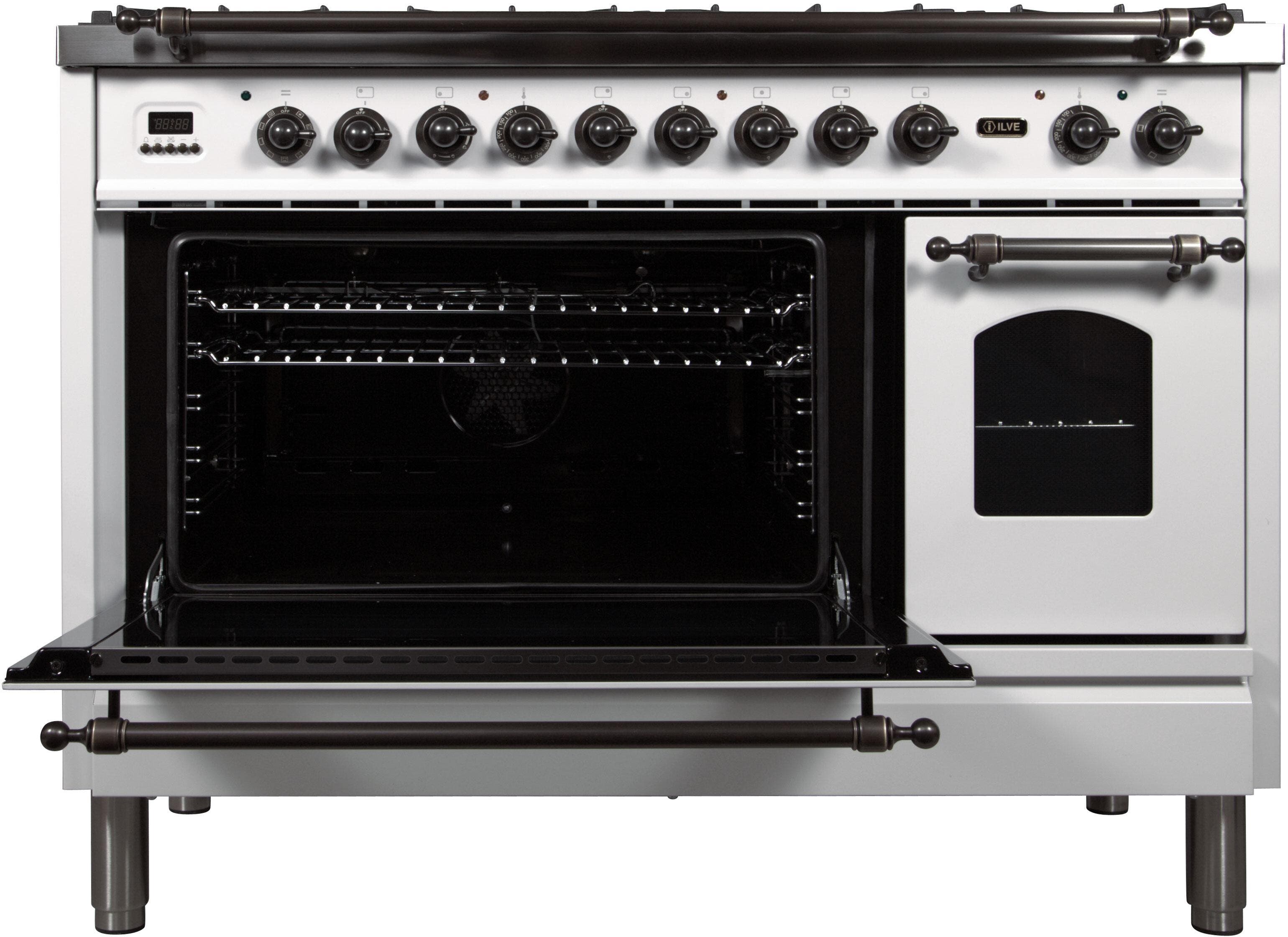 Ilve UPN120FDMPBYLP Liquid Propane In White W/ Bronze Trim