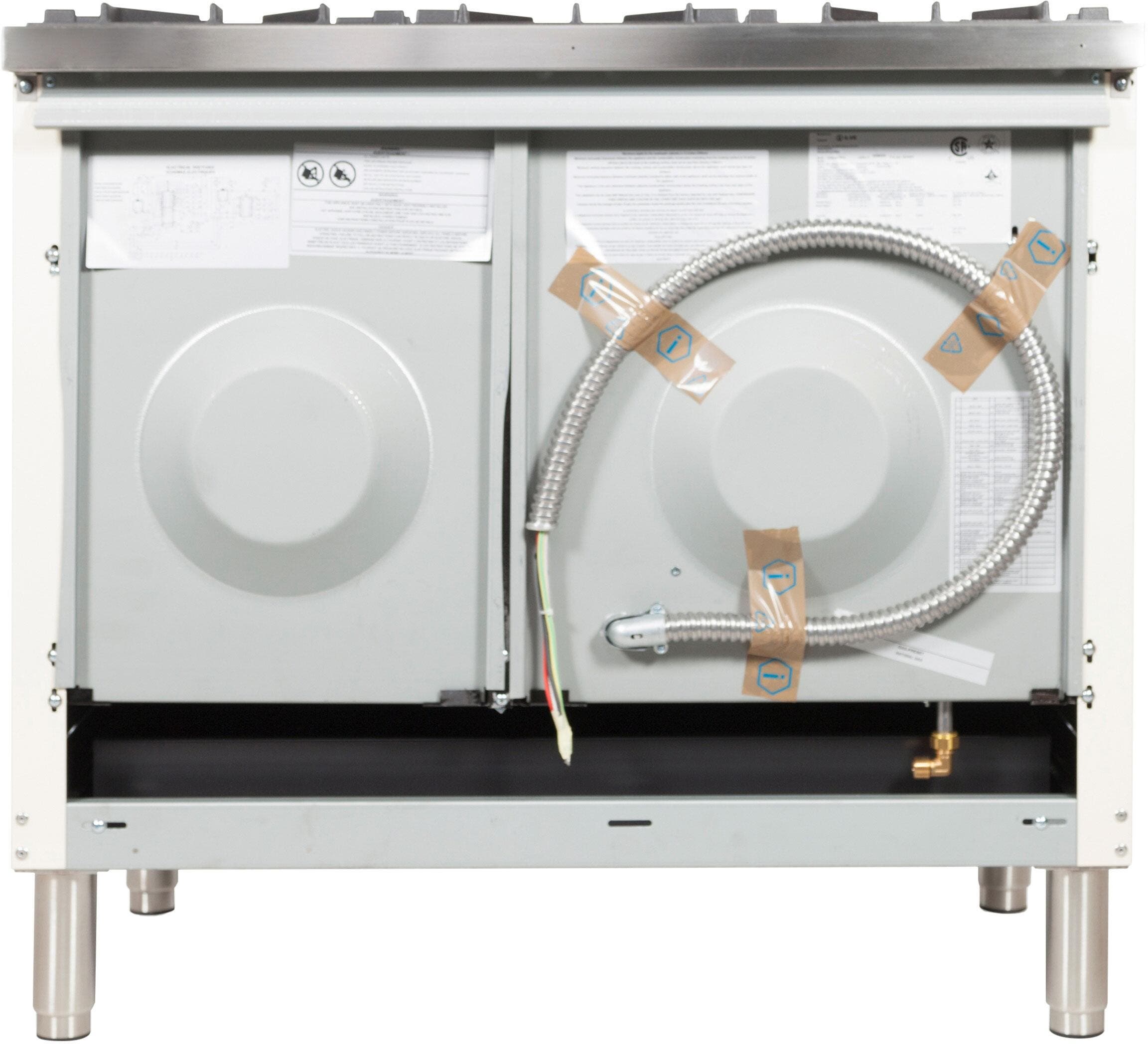 Ilve UPN120FDMPBYLP Liquid Propane In White W/ Bronze Trim