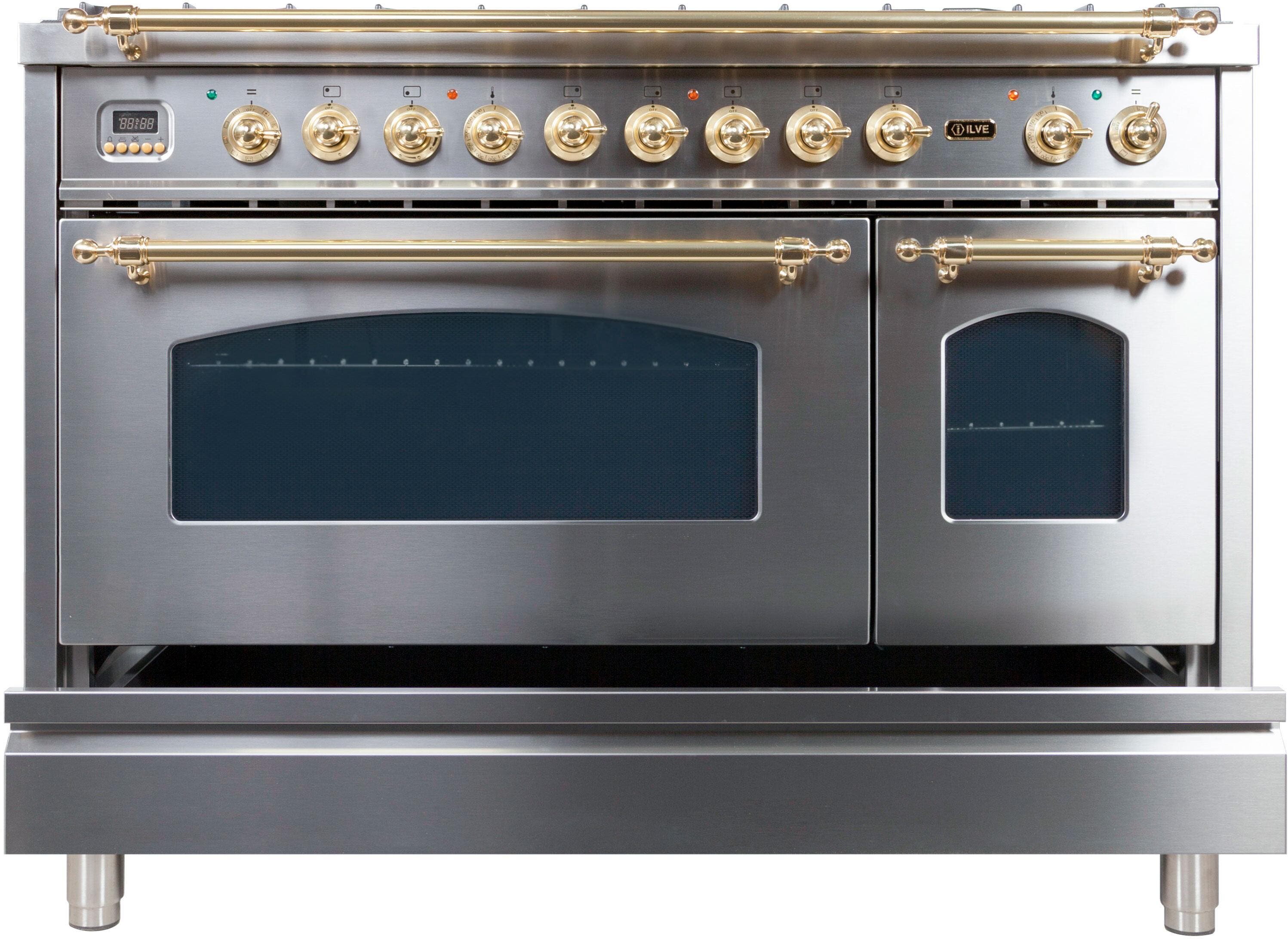 Ilve UPN120FDMPILP Liquid Propane In Stainless Steel W/ Brass Trim