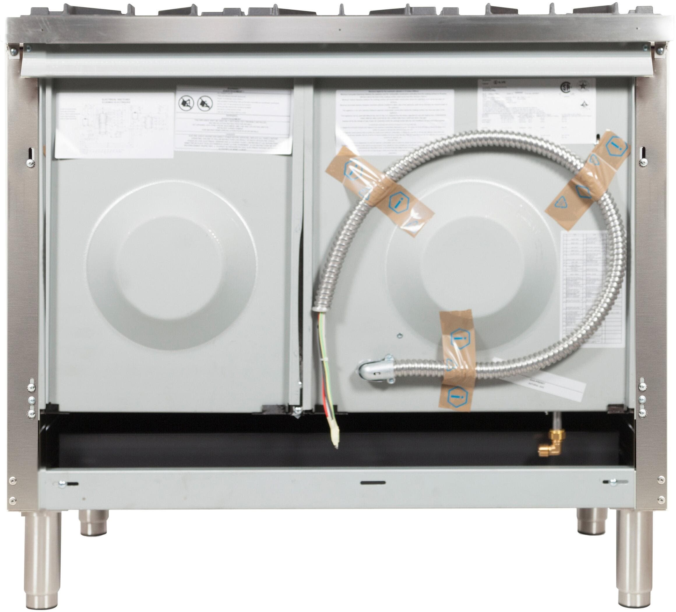 Ilve UPN120FDMPILP Liquid Propane In Stainless Steel W/ Brass Trim