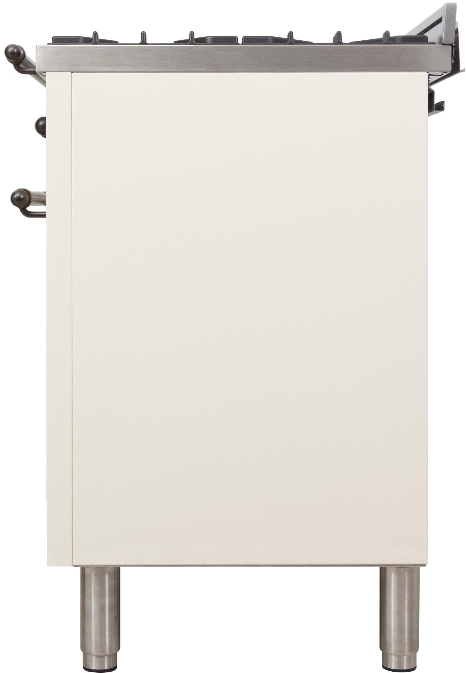 Ilve UPN76DMPAYLP Liquid Propane In Antique White W/ Bronze Trim