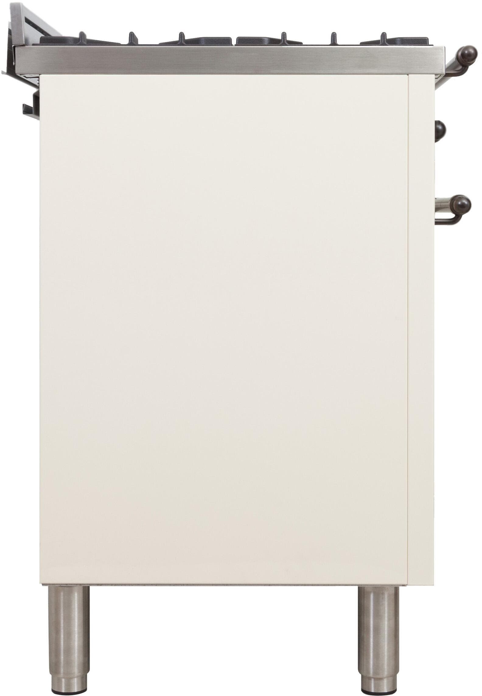 Ilve UPN76DMPAYLP Liquid Propane In Antique White W/ Bronze Trim