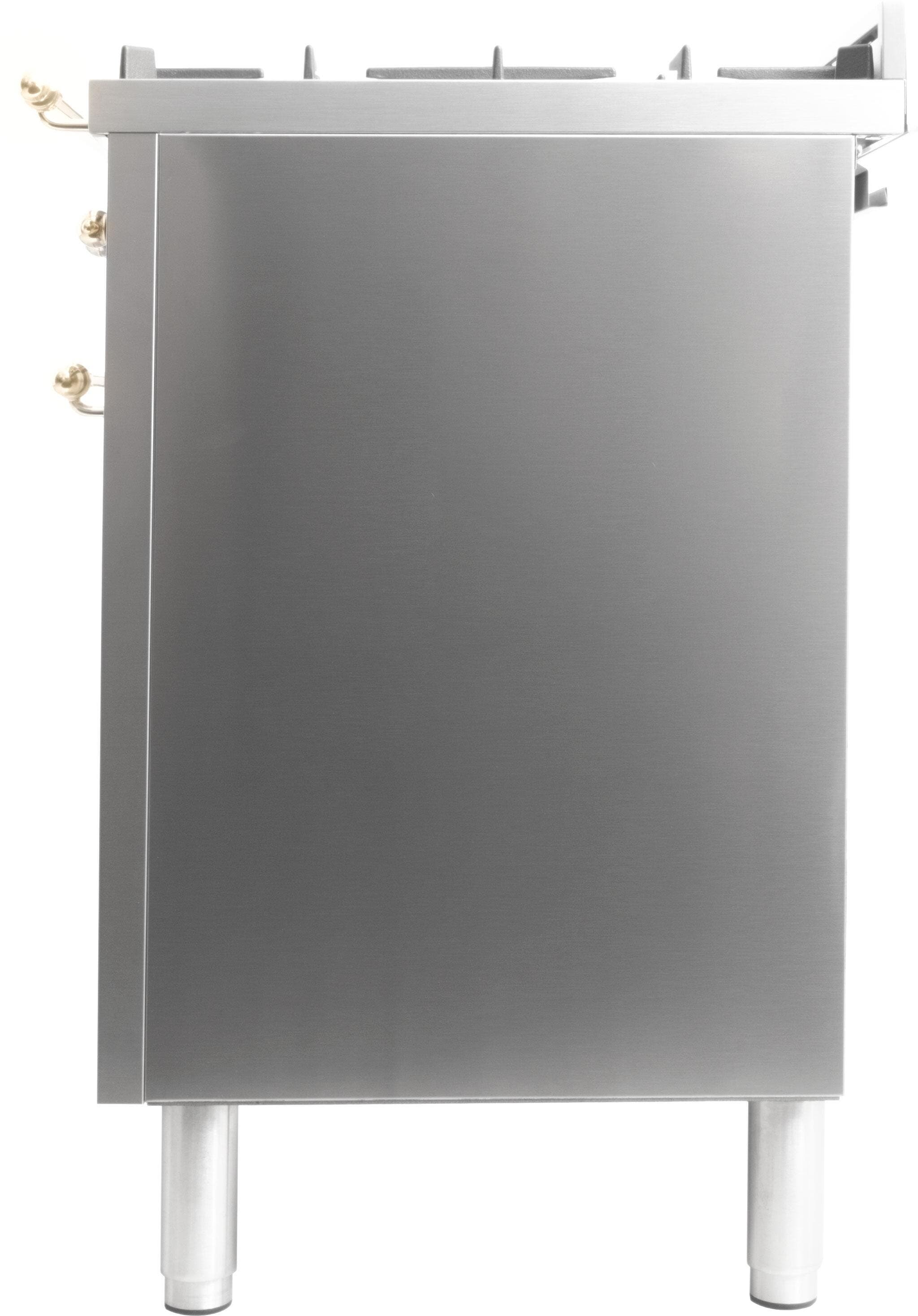 Ilve UPN76DMPILP Liquid Propane In Stainless Steel W/ Brass Trim