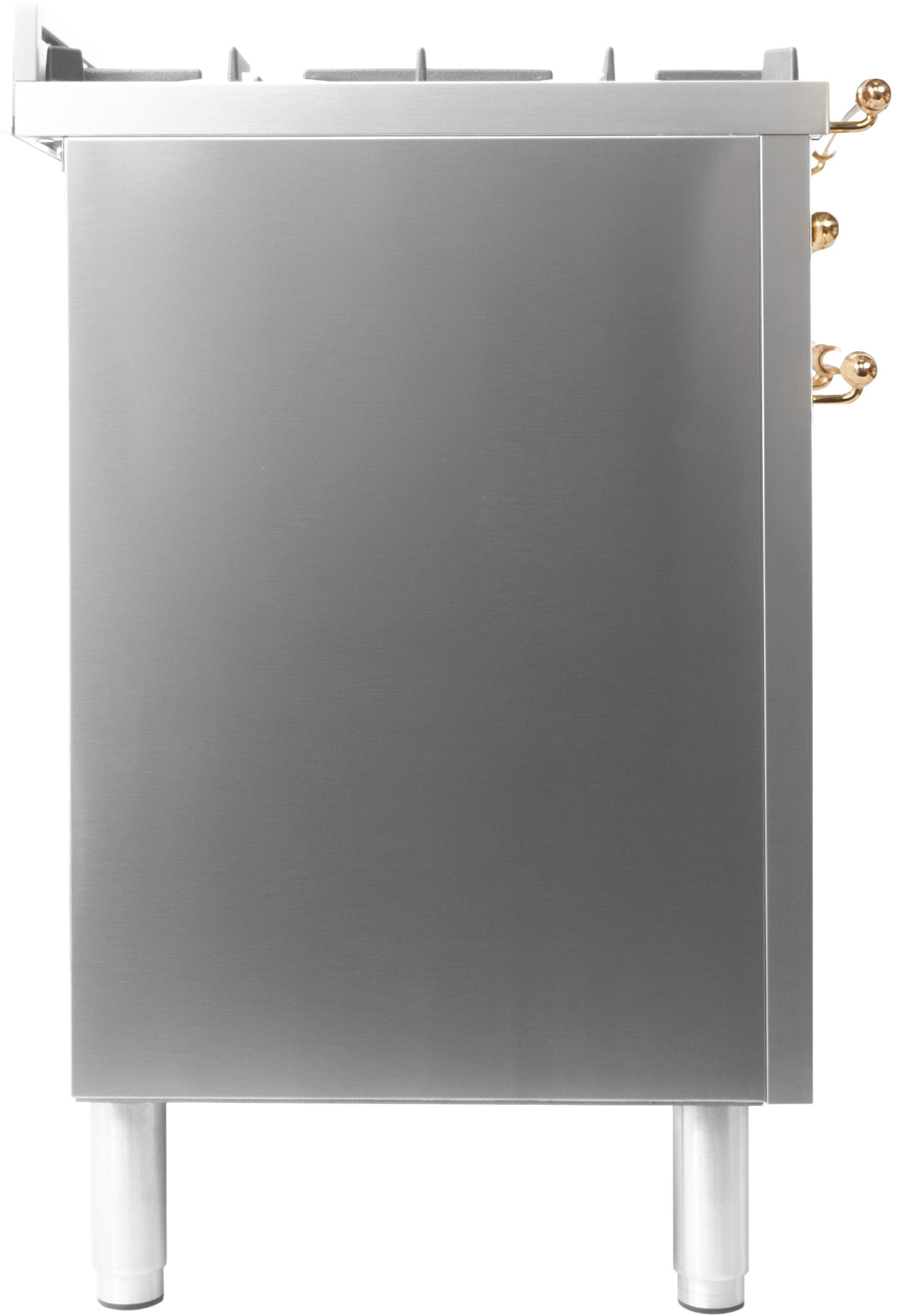 Ilve UPN76DMPILP Liquid Propane In Stainless Steel W/ Brass Trim