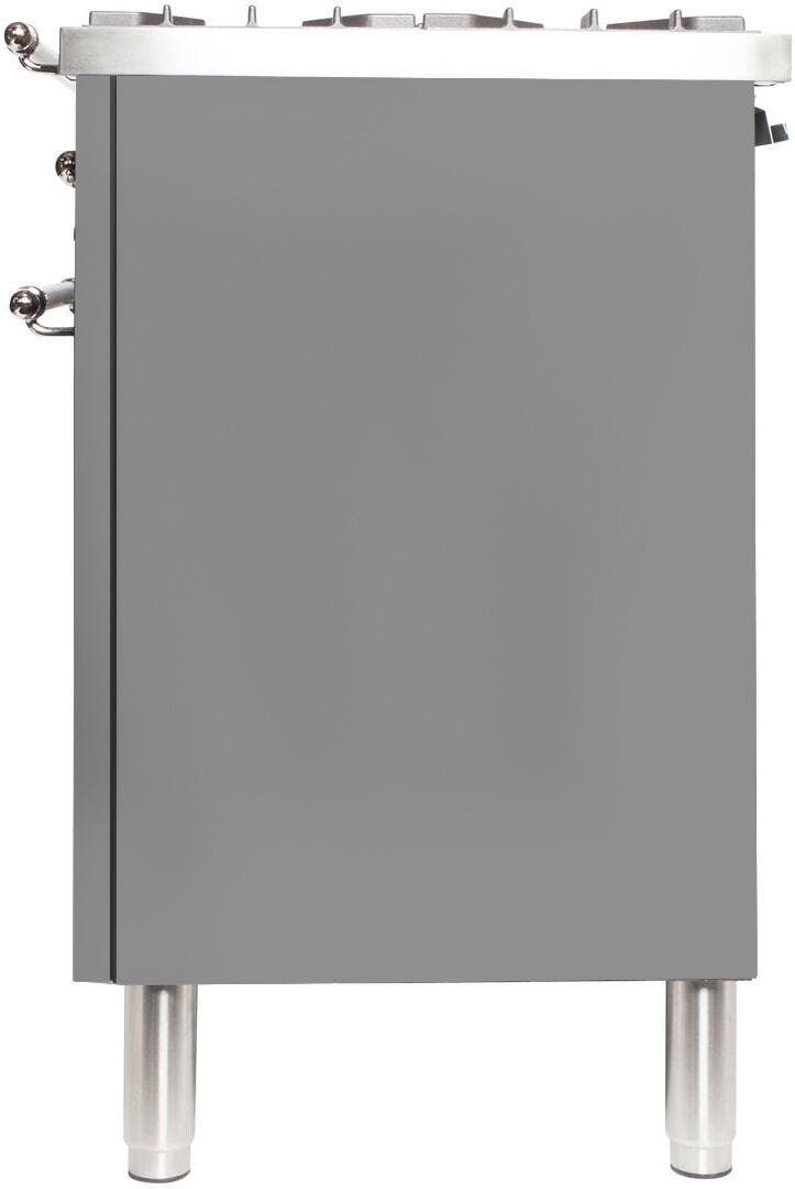 Ilve UPN76DMPIYLP Liquid Propane In Stainless Steel W/ Bronze Trim