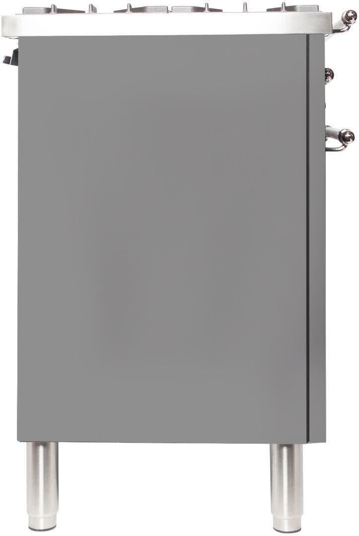 Ilve UPN76DMPIYLP Liquid Propane In Stainless Steel W/ Bronze Trim