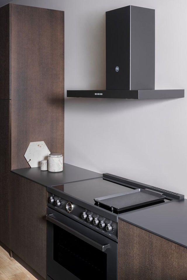 Bertazzoni KT48CAT Carbonio Hood: 48 Inch Stainless Steel