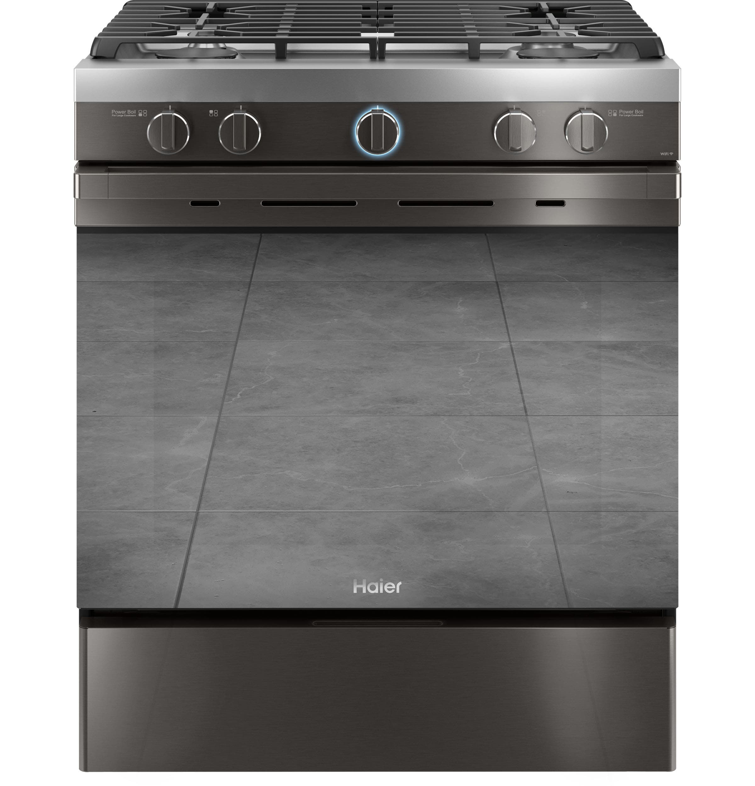 Haier QGSS740BNTS Black Stainless Steel, Fingerprint Resistant