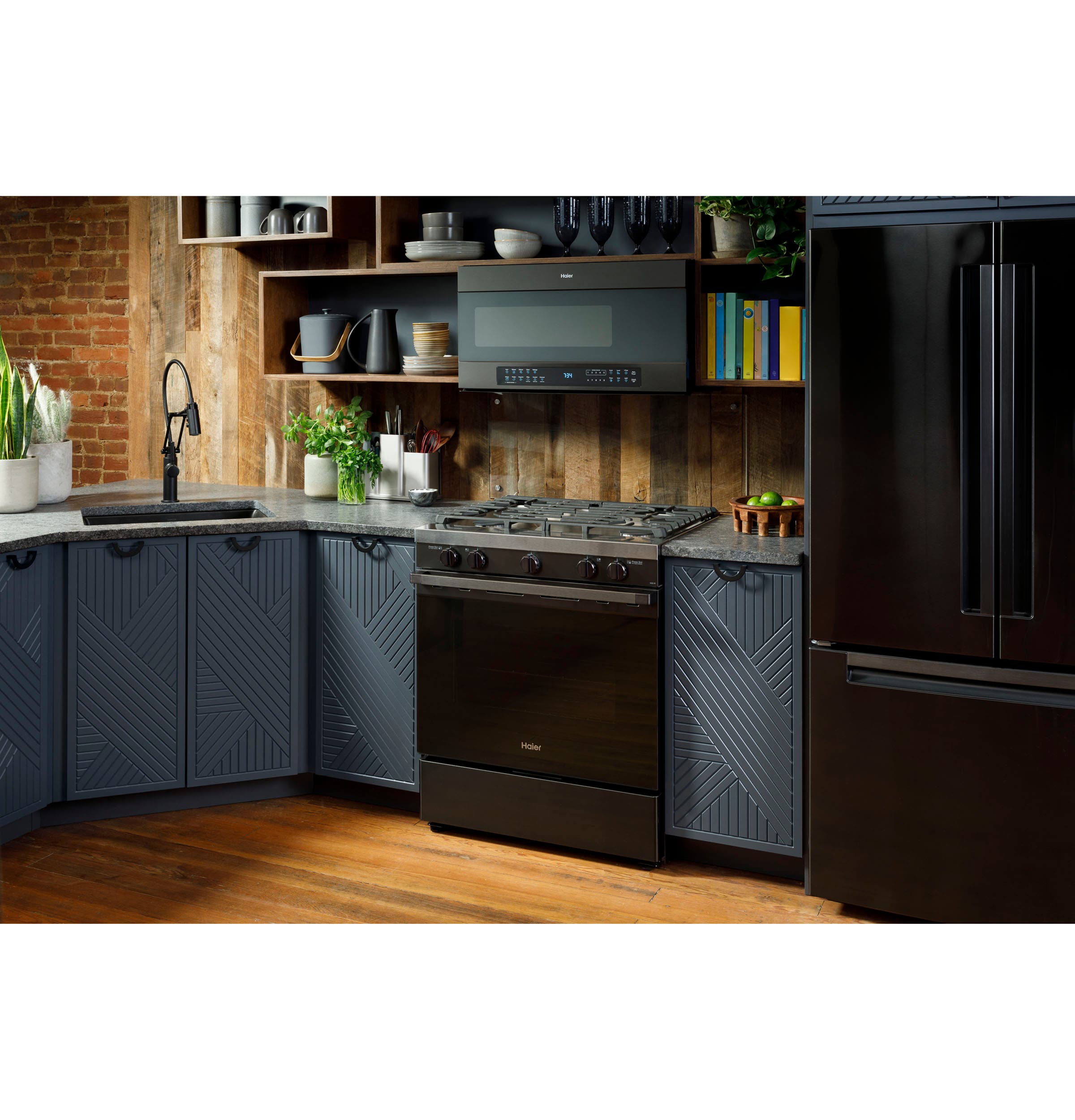 Haier QGSS740RNSS Stainless Steel, Natural Gas
