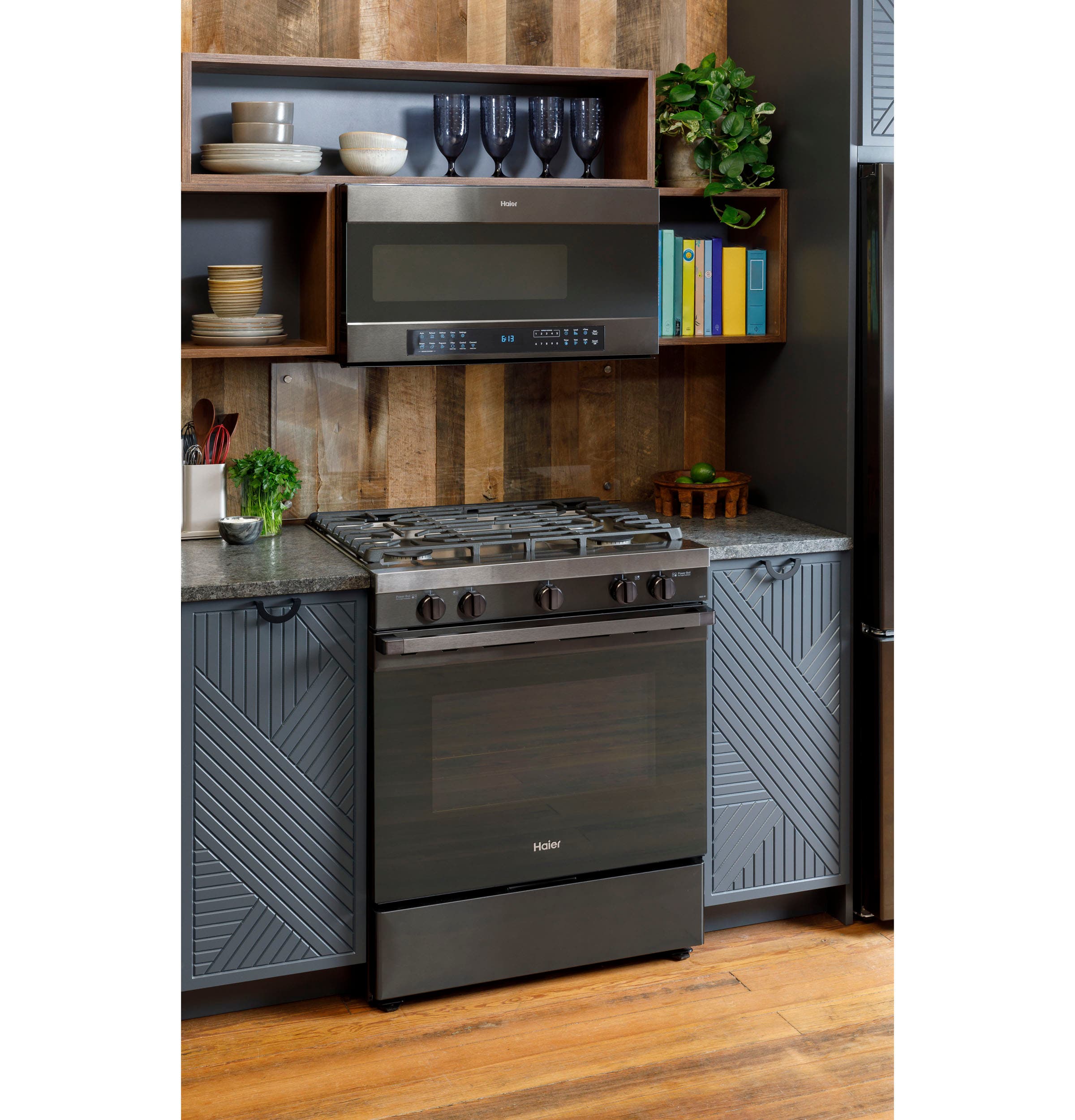 Haier QGSS740RNSS Stainless Steel, Natural Gas