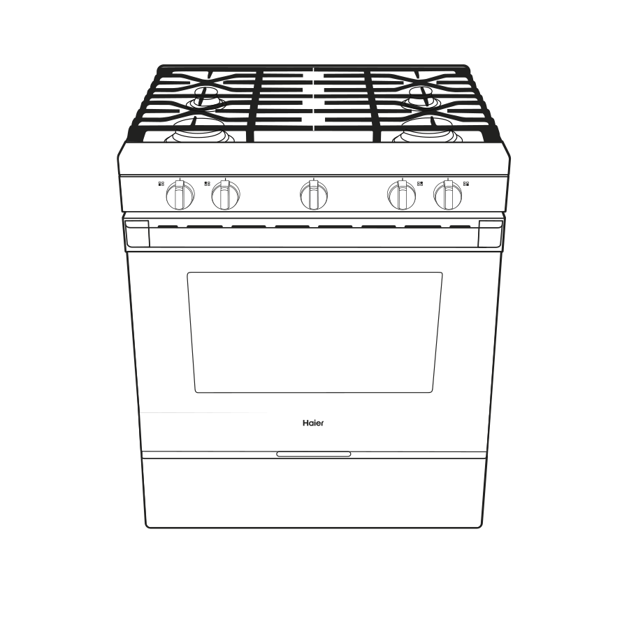 Haier QGSS740RNSS Stainless Steel, Natural Gas