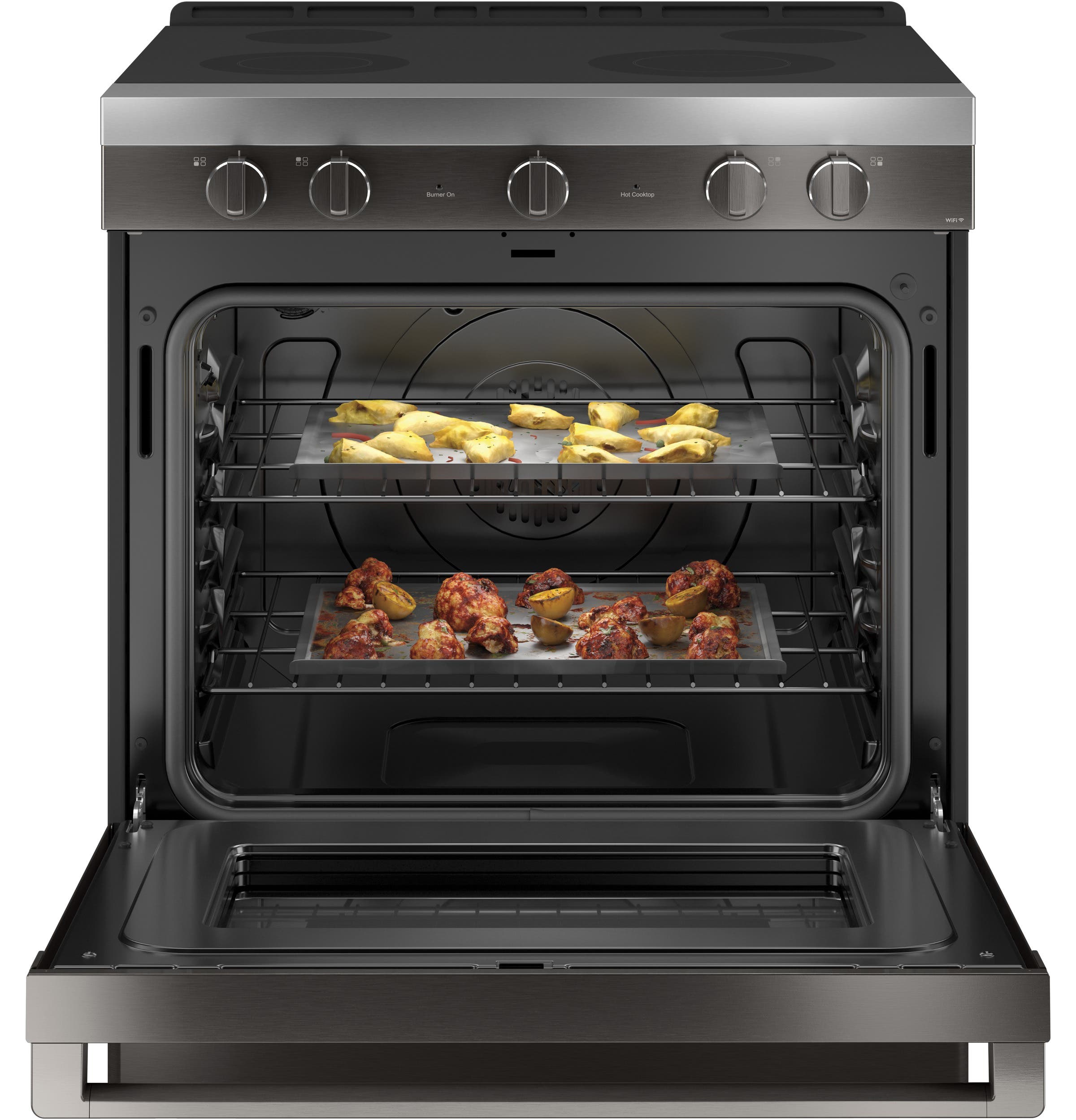 Haier QSS740BNTS Black Stainless Steel, Fingerprint Resistant
