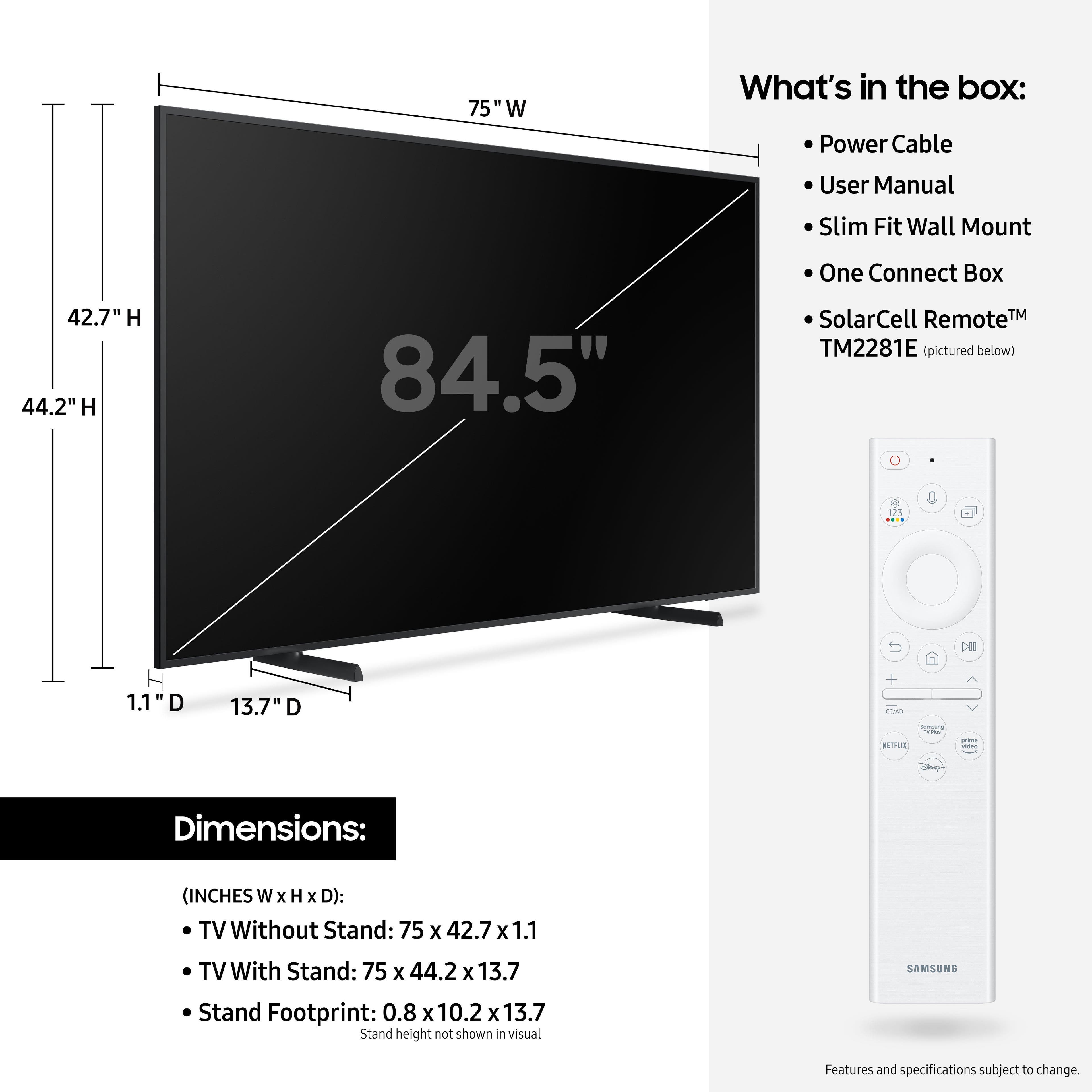 Samsung Electronics QN85LS03BAFXZA 85 Inch