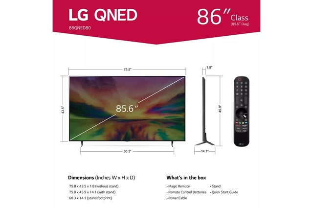 LG Electronics 86QNED80URA