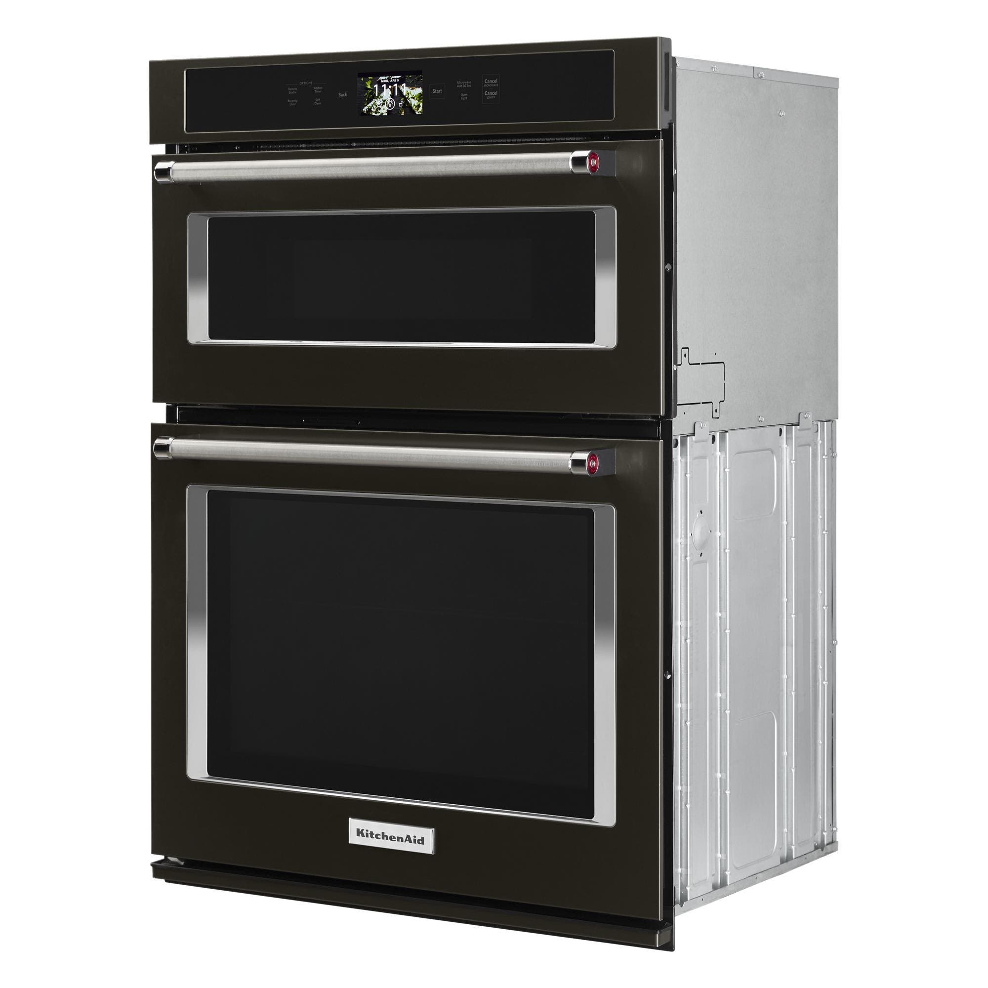 KitchenAid KOCE900HBS Black Stainless Steel, Printshield Finish