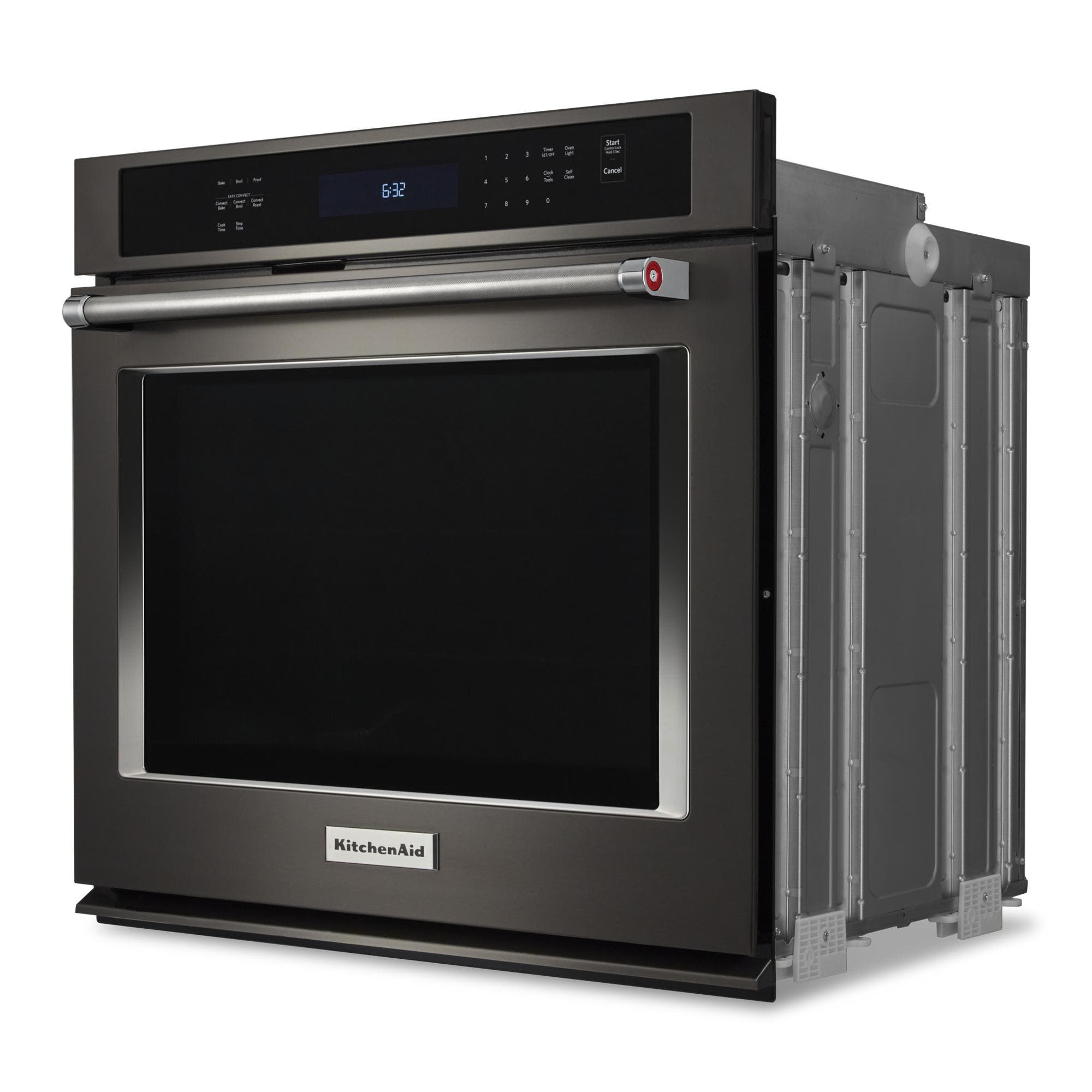KitchenAid KOSE500EBS Black Stainless Steel, Print Shield
