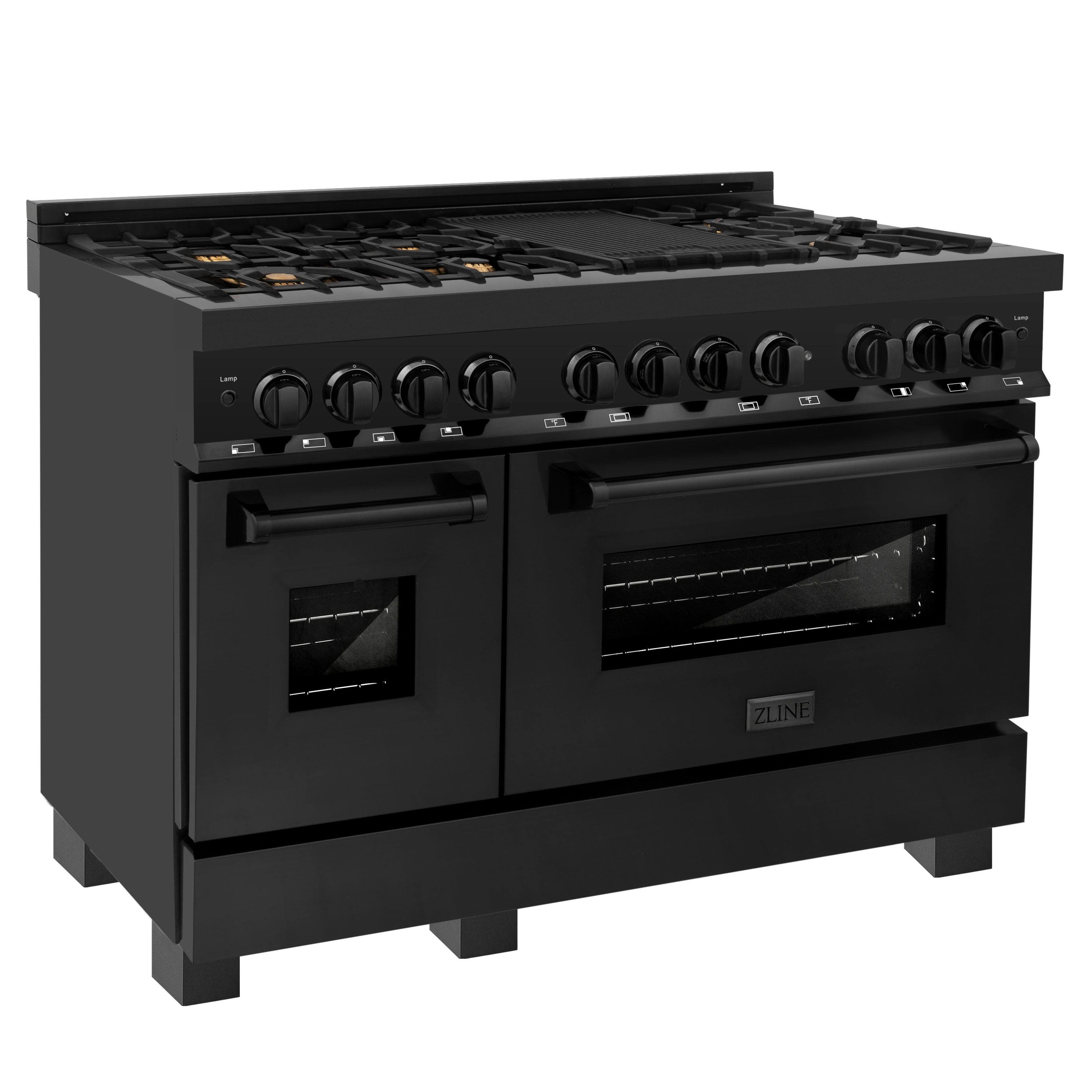 Zline RABBR48 Black Stainless Steel