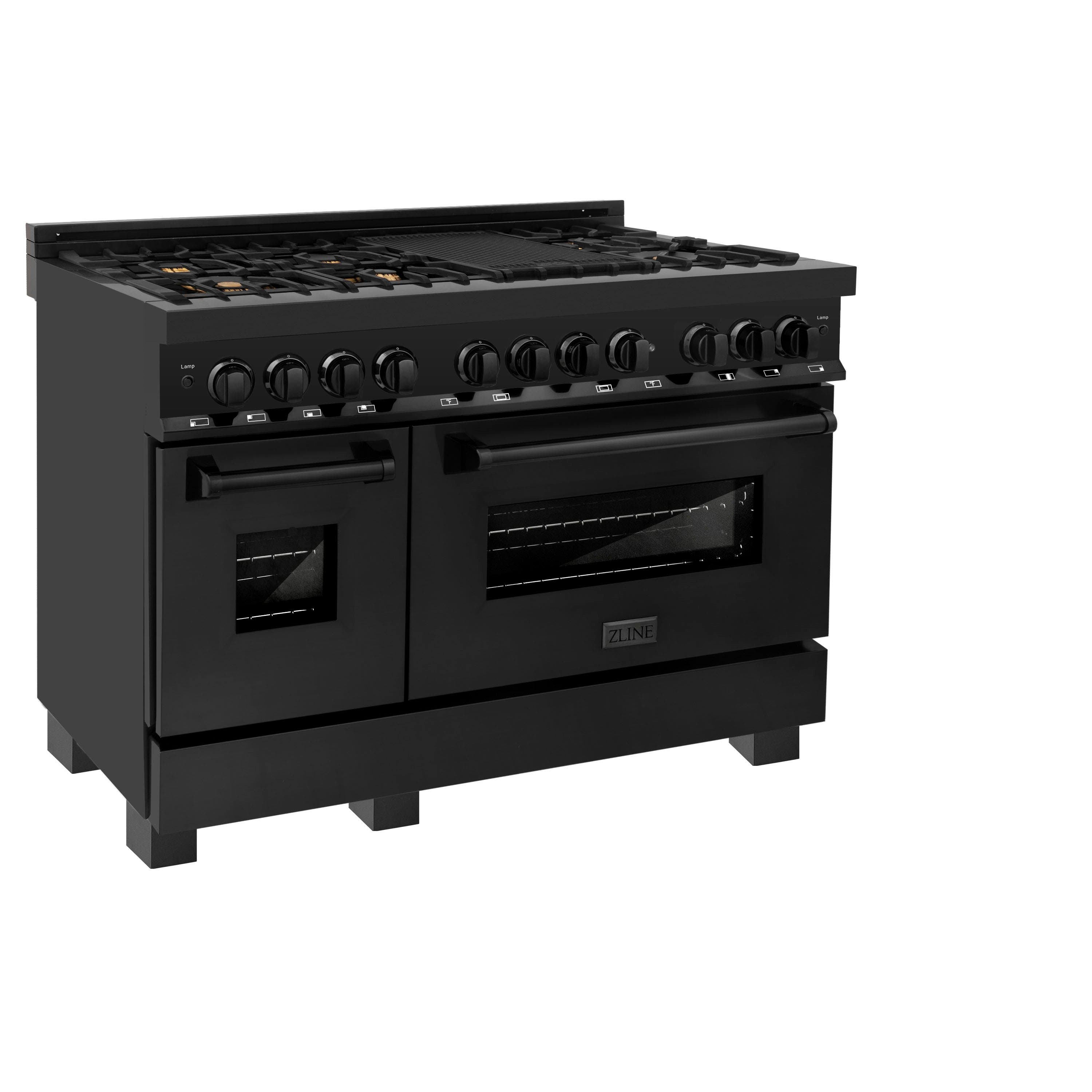 Zline RABBR48 Black Stainless Steel