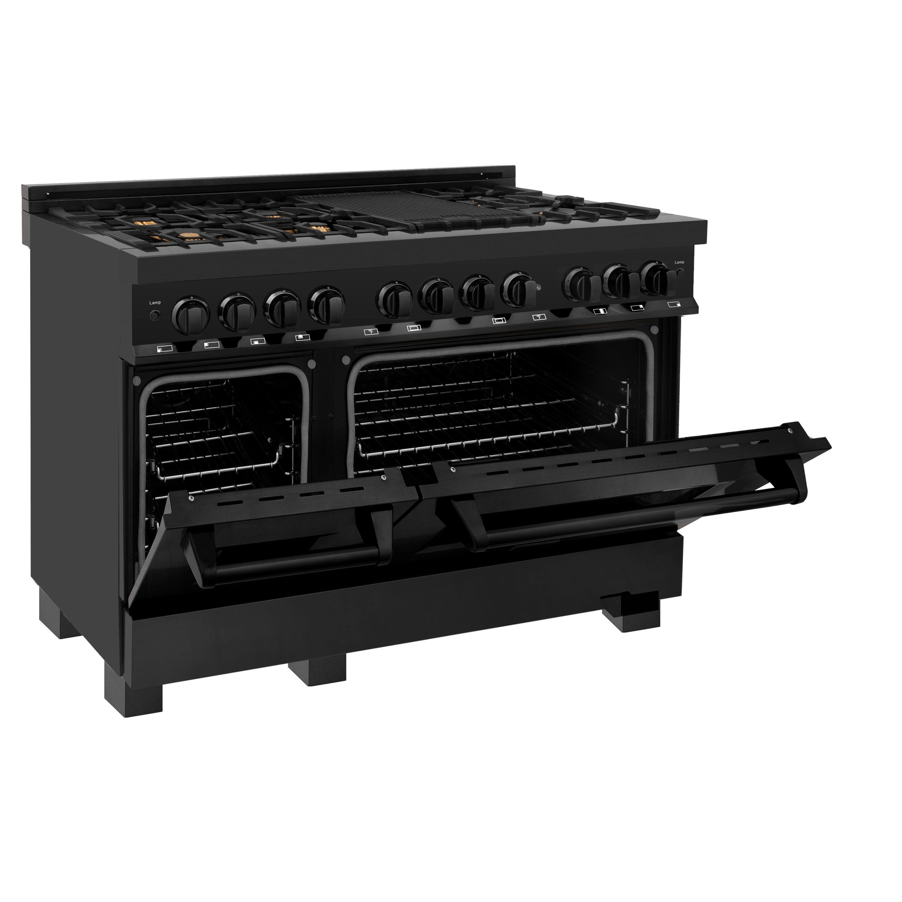 Zline RABBR48 Black Stainless Steel