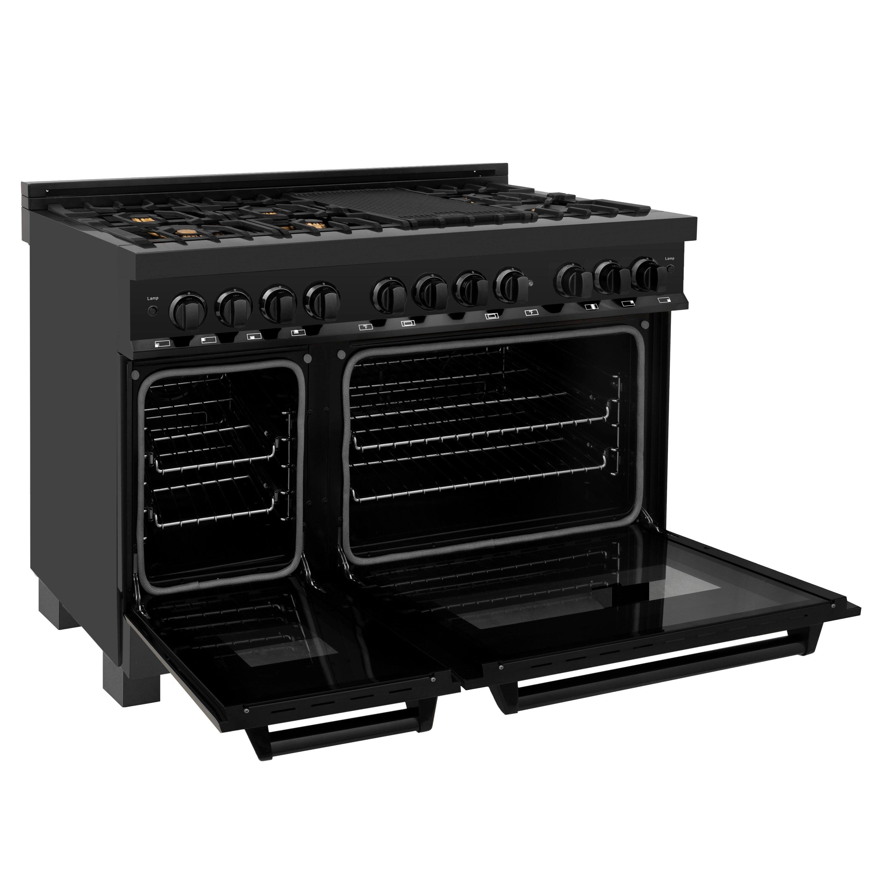 Zline RABBR48 Black Stainless Steel