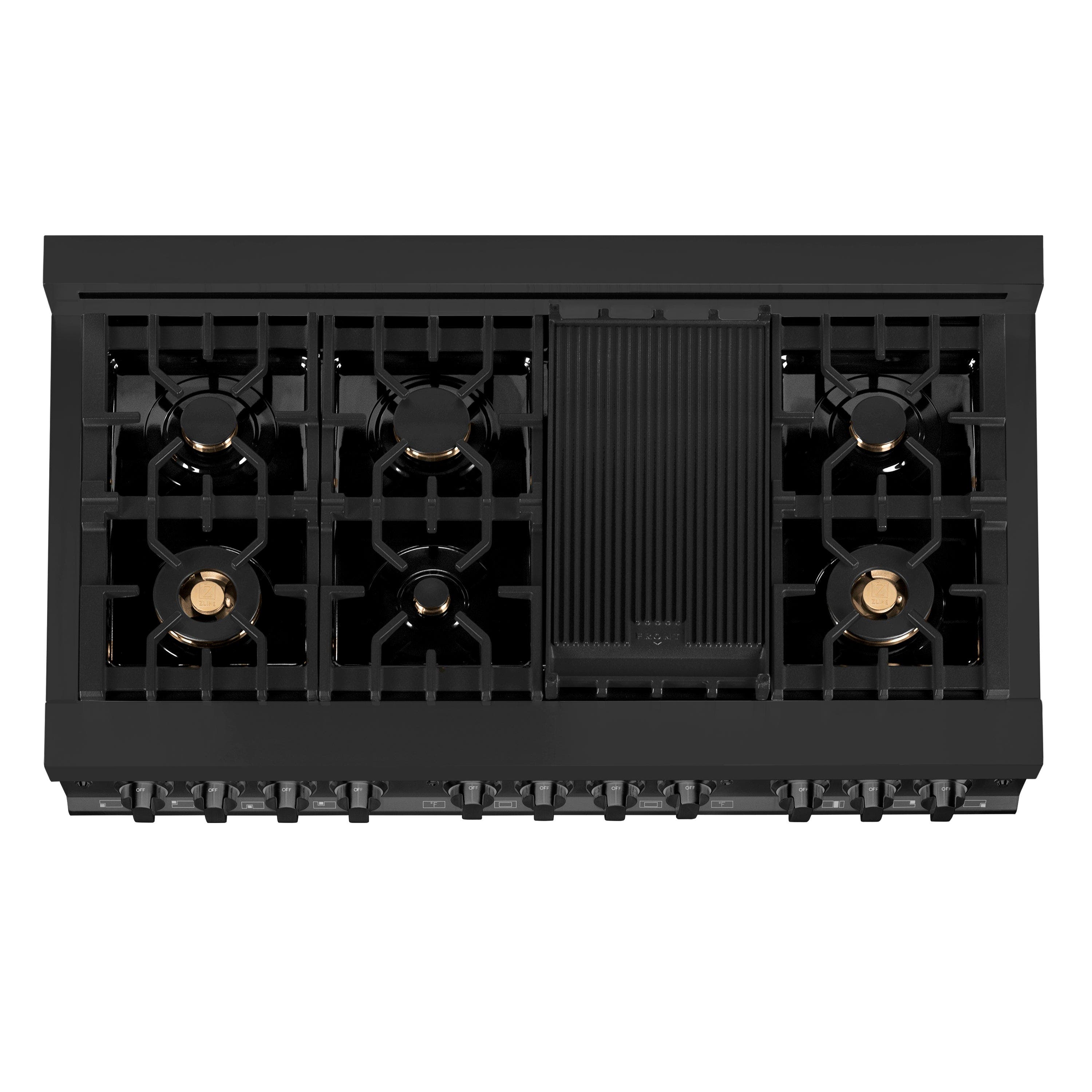 Zline RABBR48 Black Stainless Steel