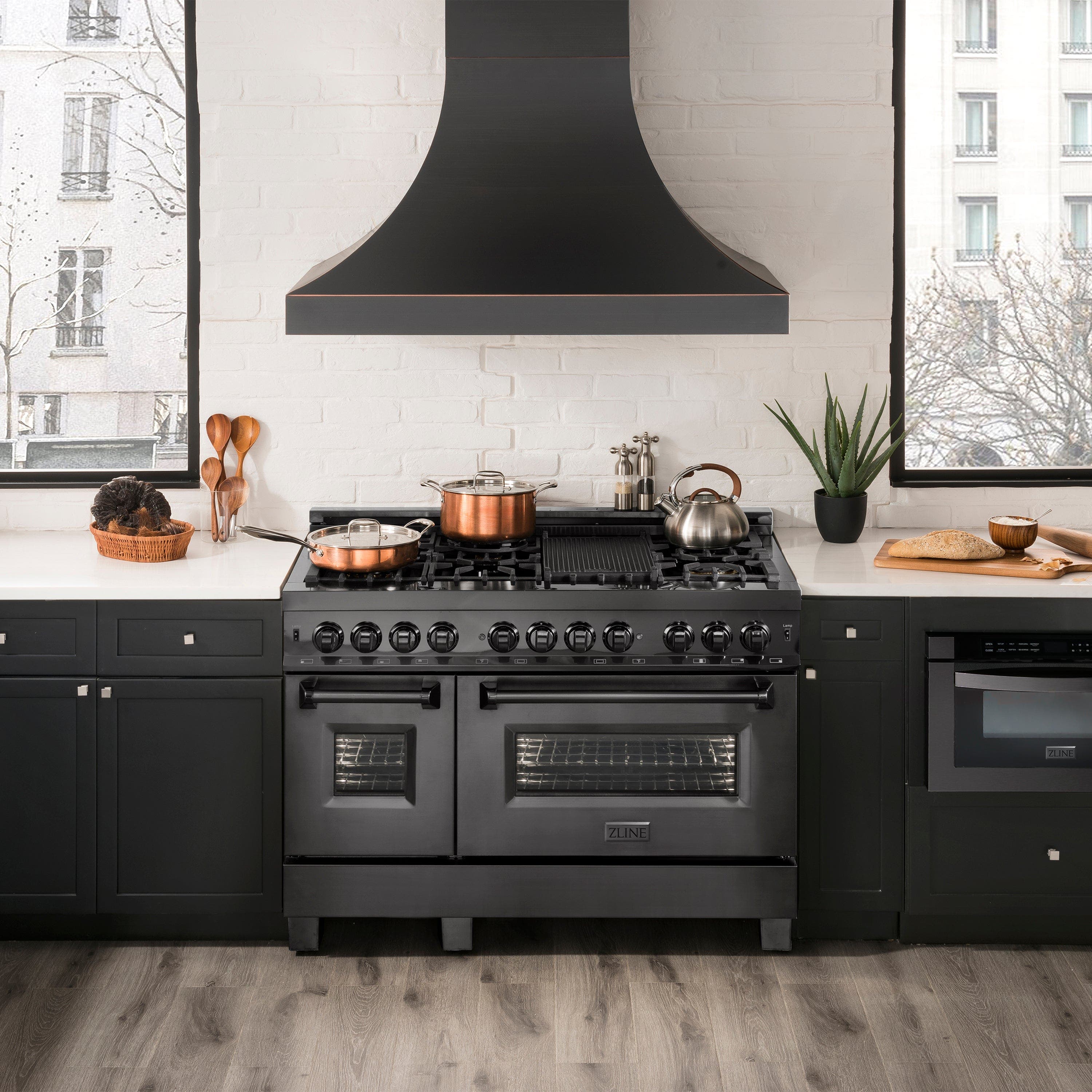 Zline RABBR48 Black Stainless Steel