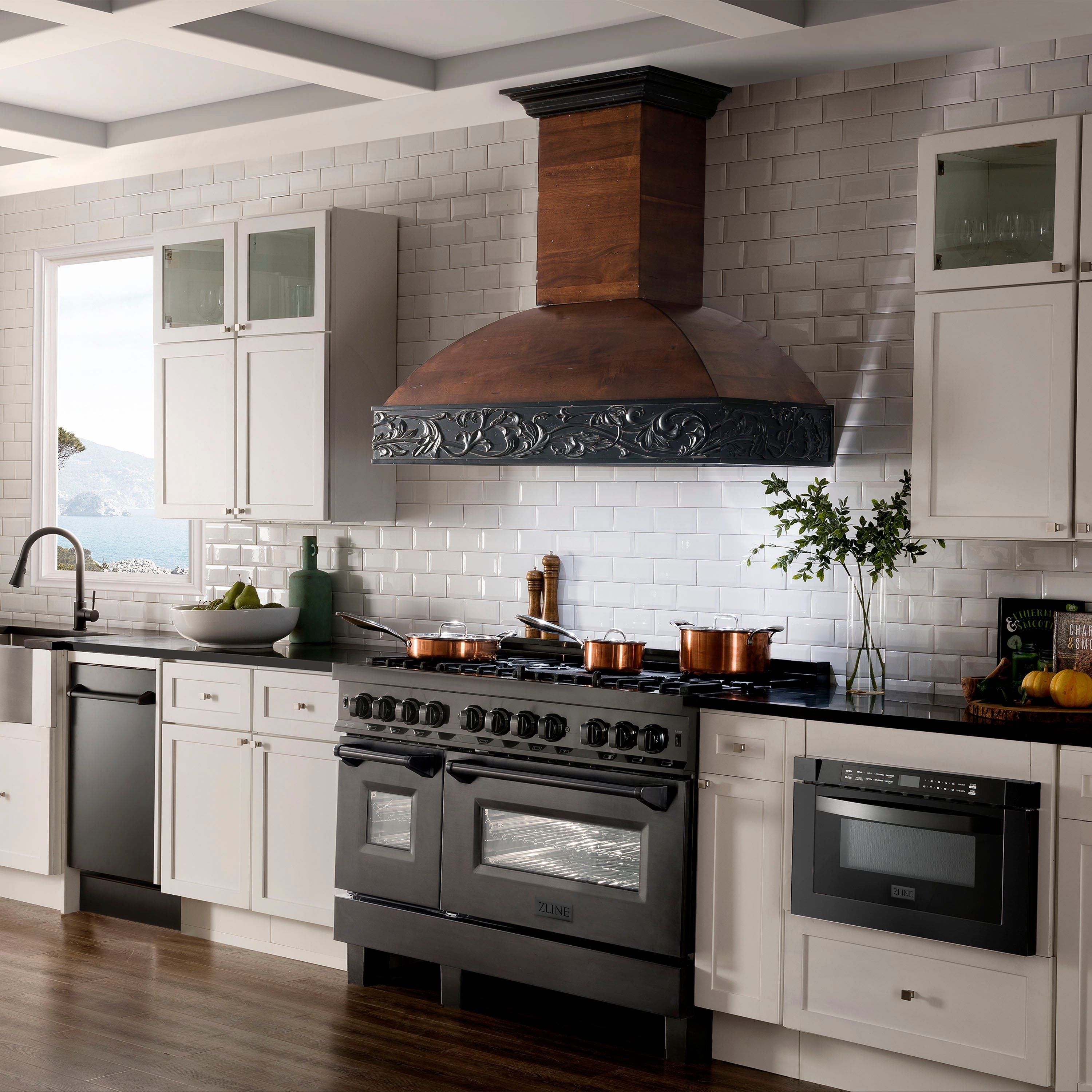Zline RABBR48 Black Stainless Steel