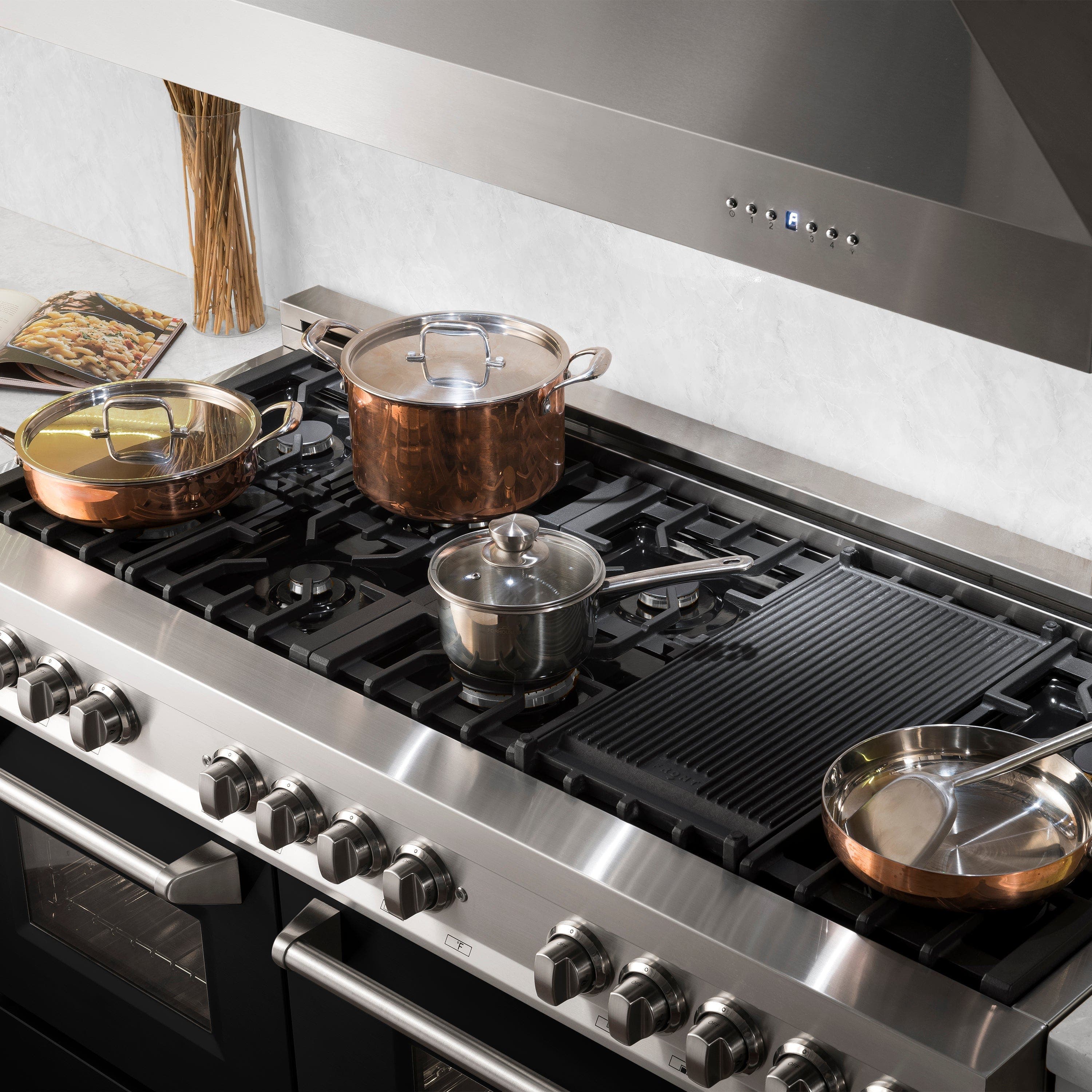 Zline RABM60 Stainless Steel And Blue Matte Door