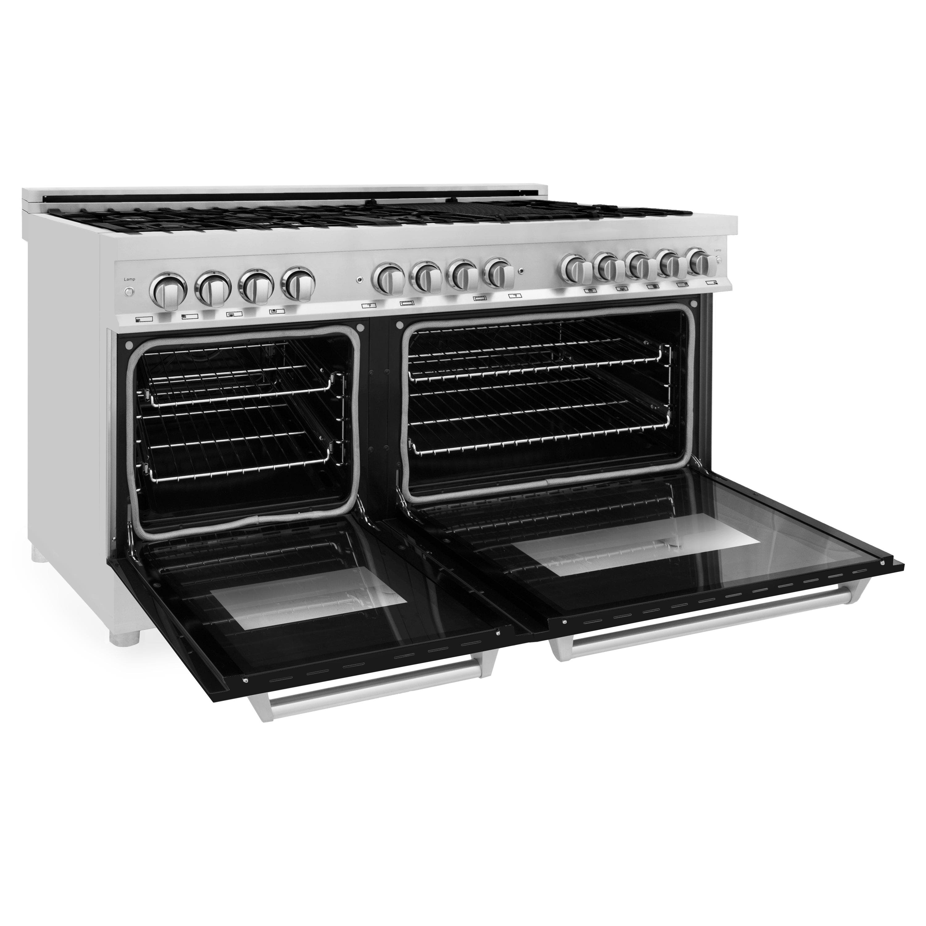 Zline RABM60 Stainless Steel And Blue Matte Door