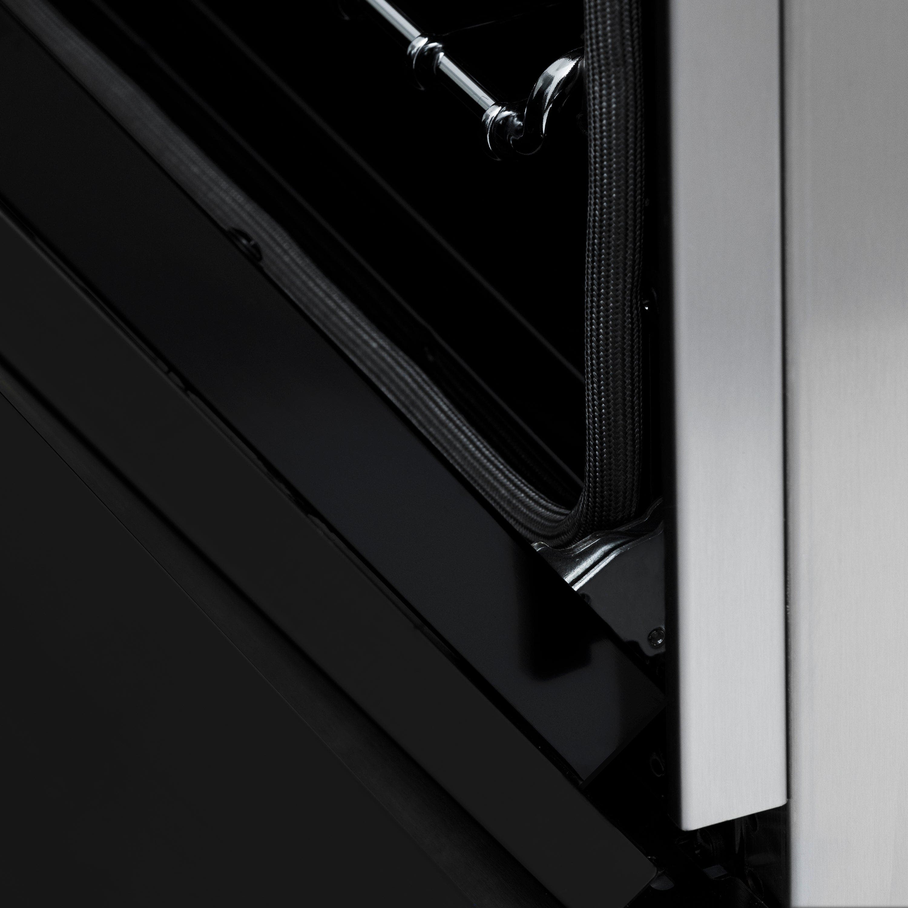 Zline RABM60 Stainless Steel And Blue Matte Door