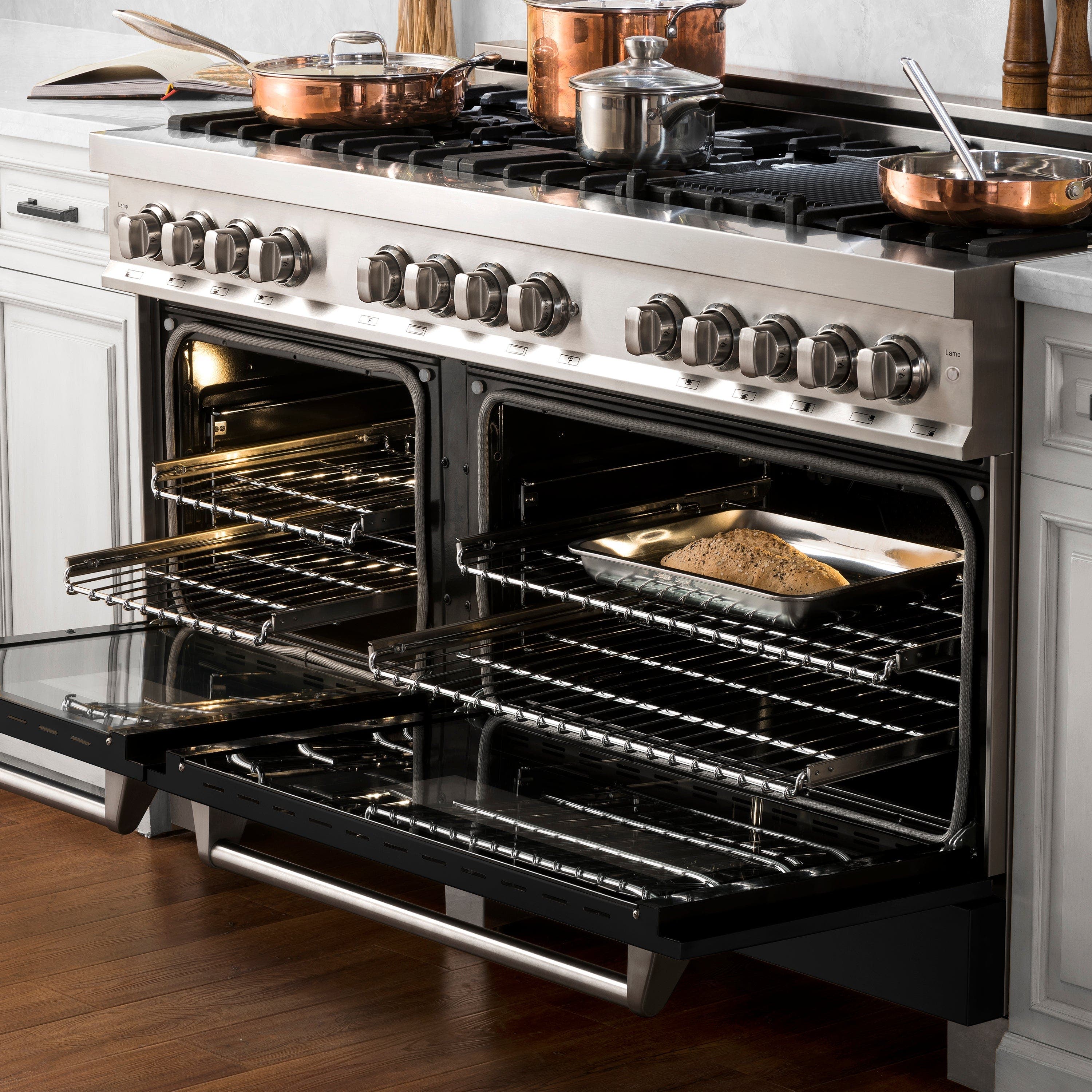 Zline RABM60 Stainless Steel And Blue Matte Door