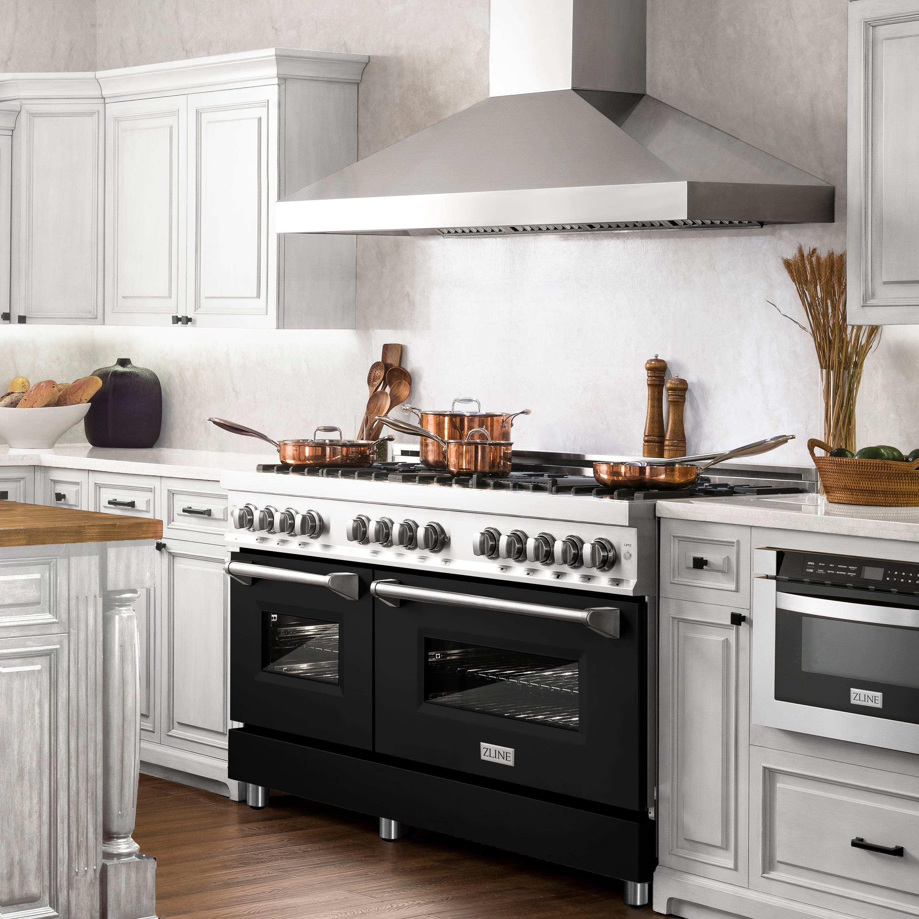 Zline RABM60 Stainless Steel And Blue Matte Door