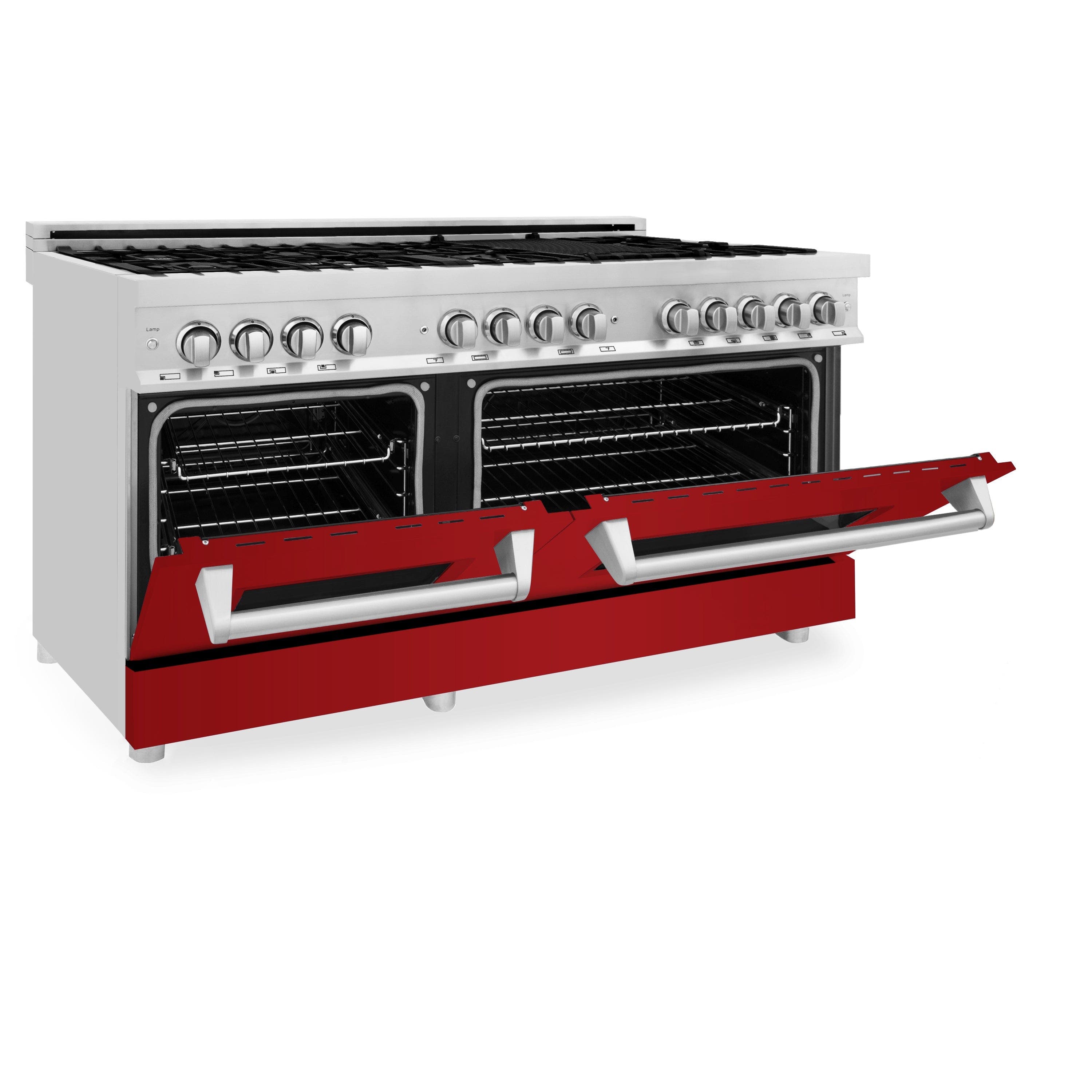 Zline RABM60 Stainless Steel And Blue Matte Door