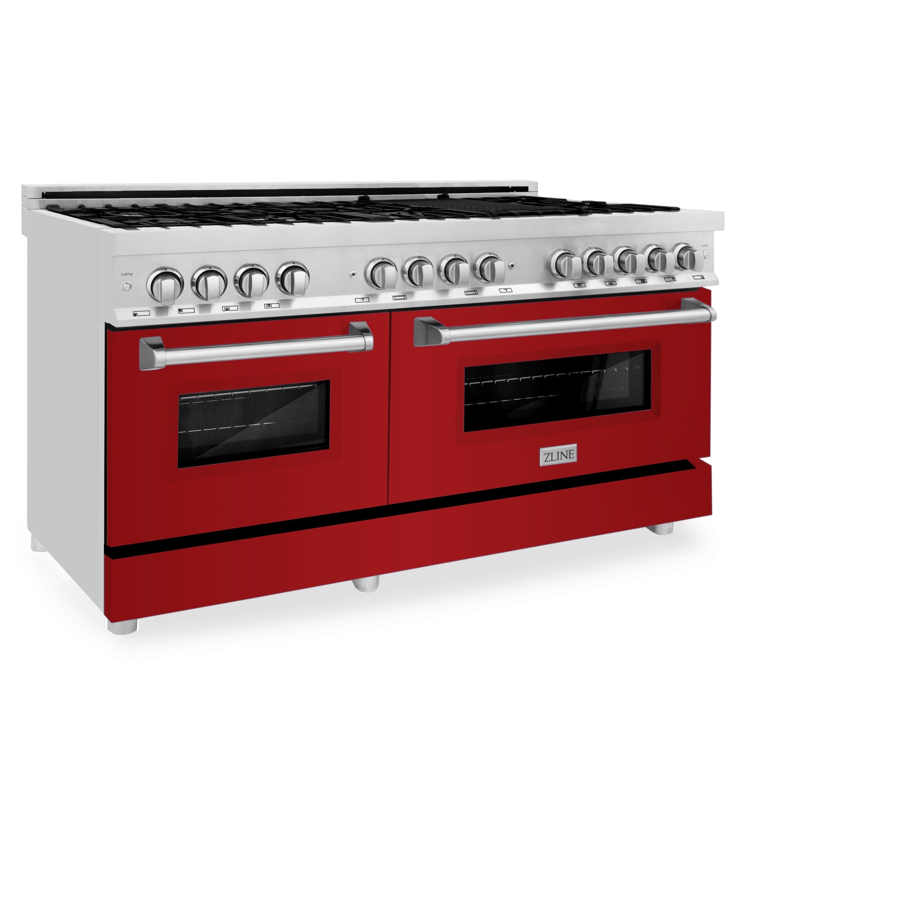 Zline RABM60 Stainless Steel And Blue Matte Door