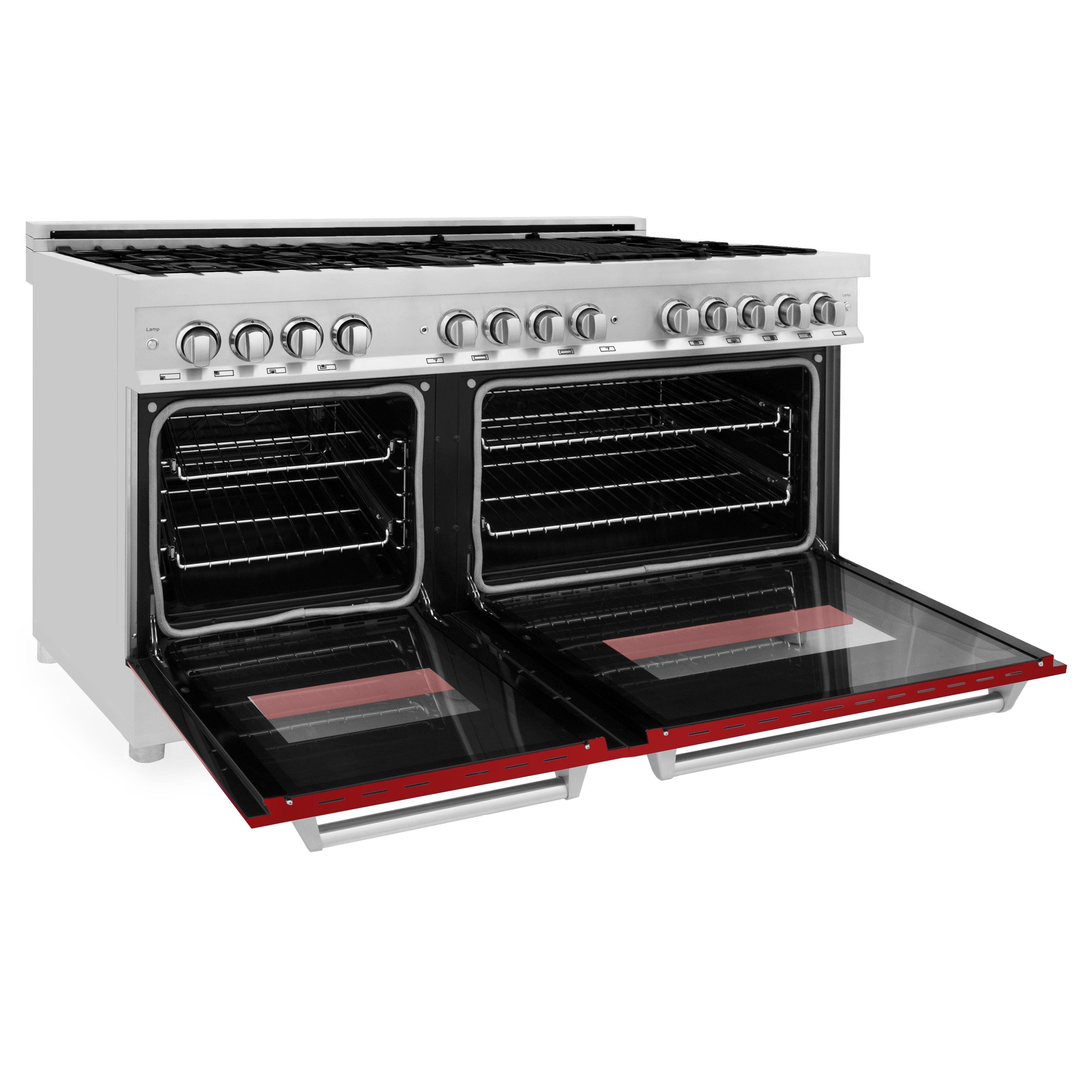 Zline RABM60 Stainless Steel And Blue Matte Door
