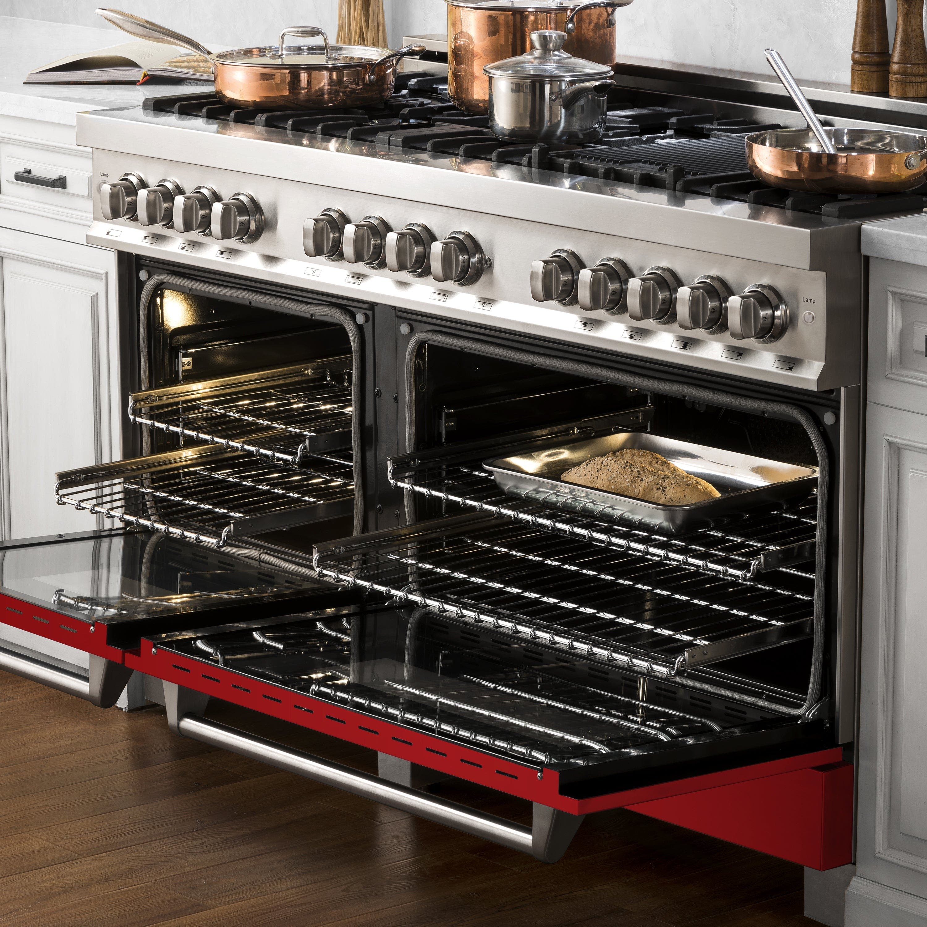 Zline RABM60 Stainless Steel And Blue Matte Door