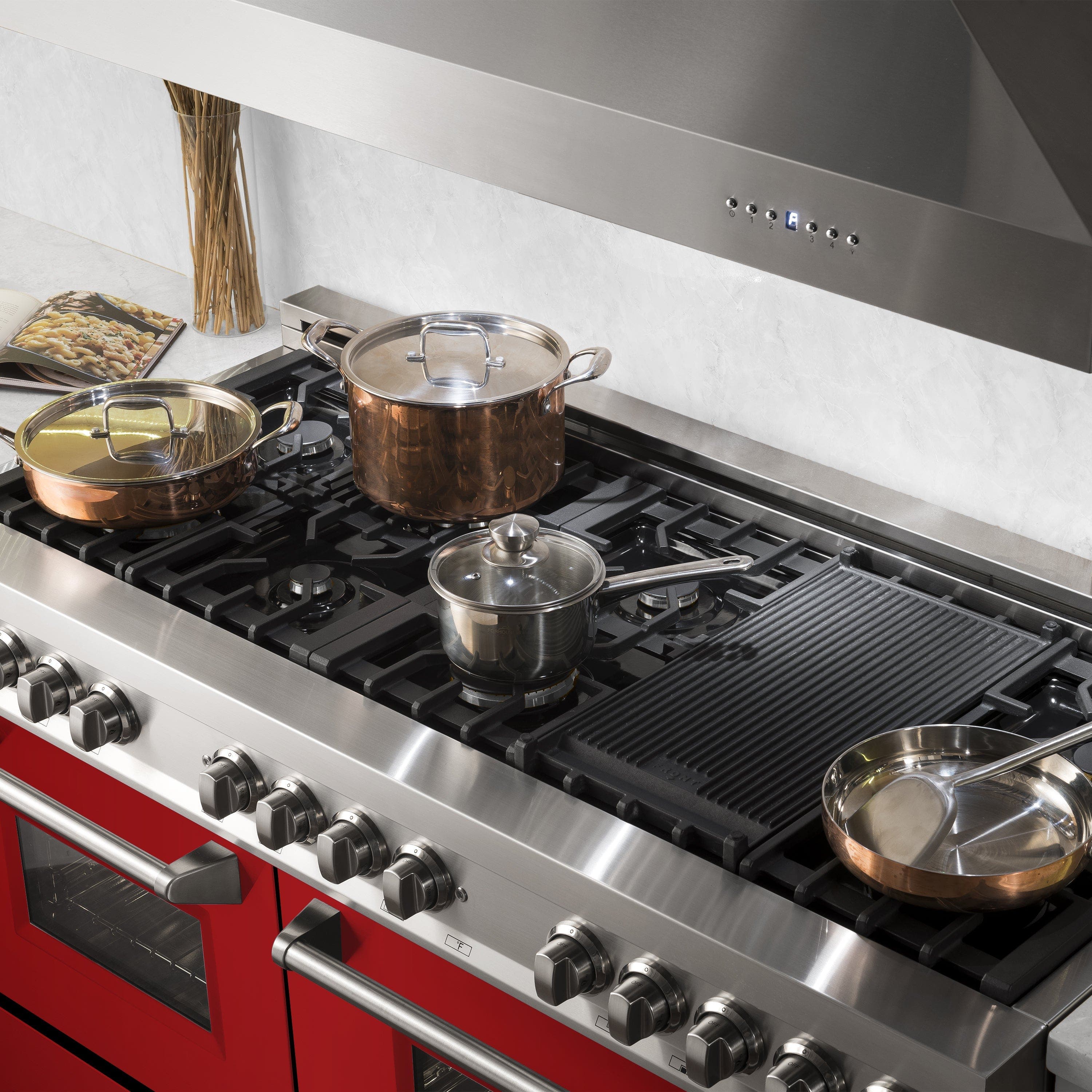 Zline RABM60 Stainless Steel And Blue Matte Door